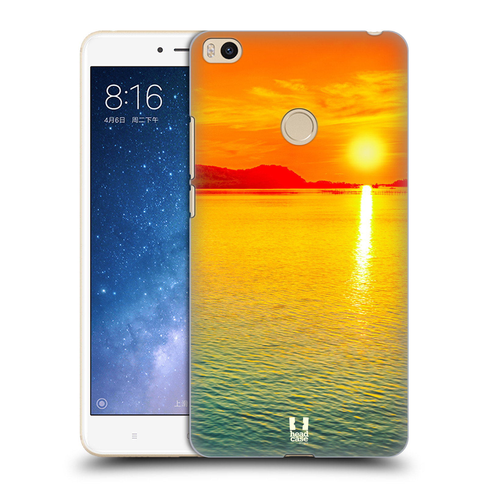 Pouzdro na mobil Xiaomi Mi Max 2 - HEAD CASE - Moře a západ slunce