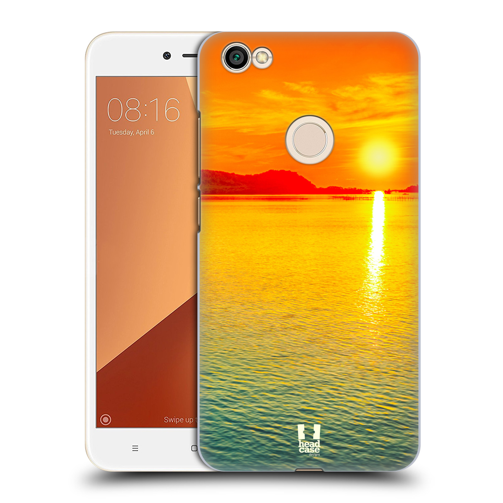 Pouzdro na mobil Xiaomi Redmi Note 5A - HEAD CASE - Moře a západ slunce