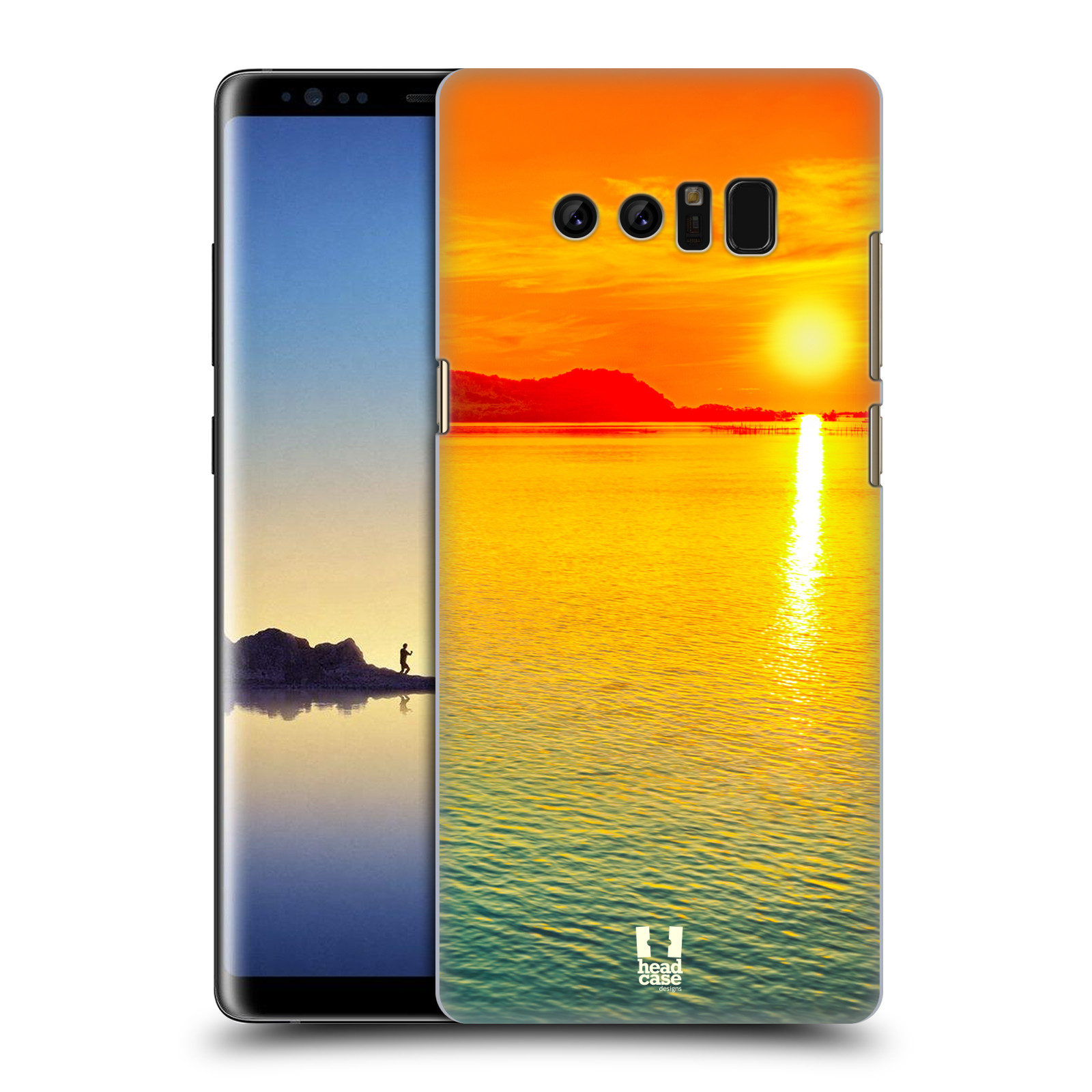 Pouzdro na mobil Samsung Galaxy Note 8 - HEAD CASE - Moře a západ slunce