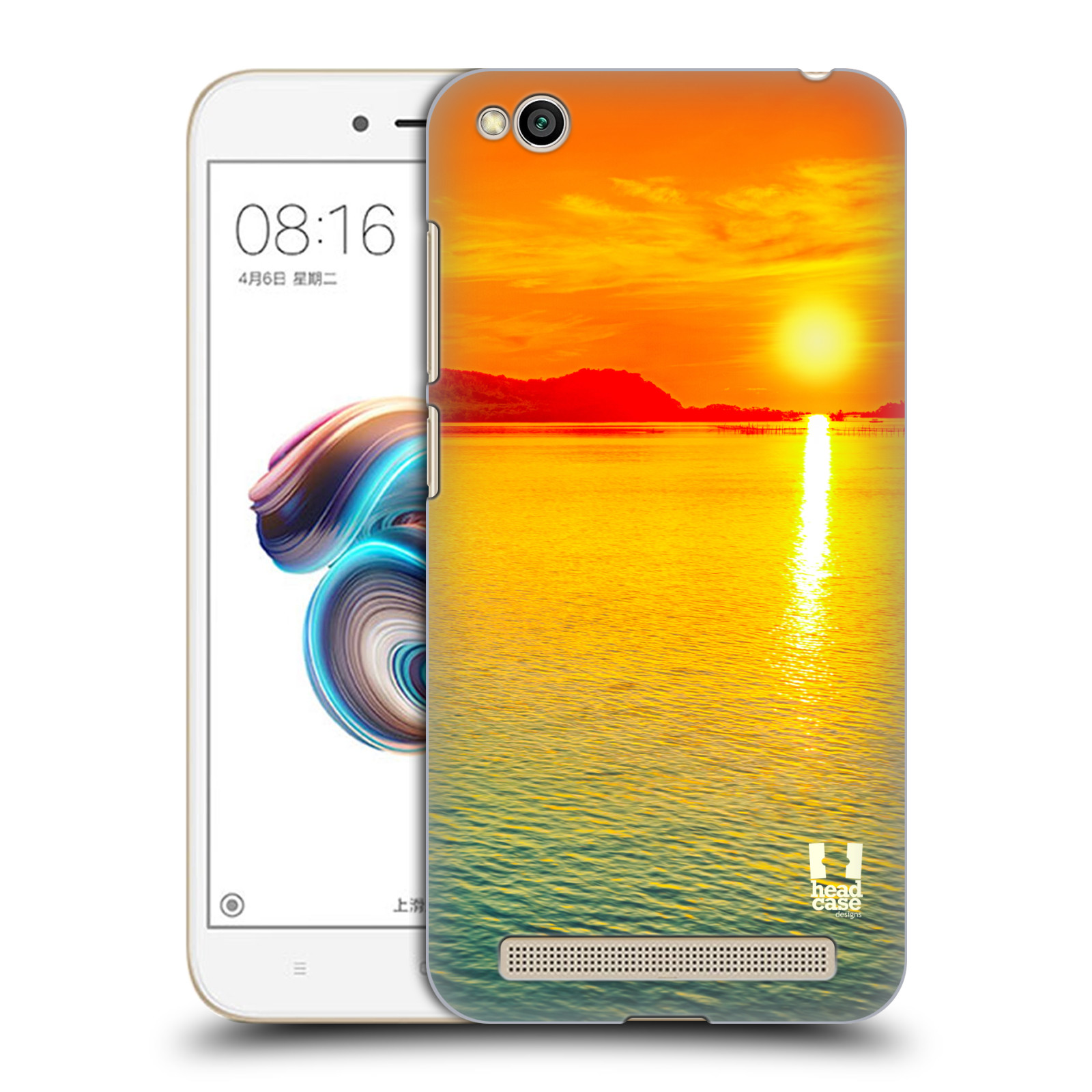 Pouzdro na mobil Xiaomi Redmi 5A - HEAD CASE - Moře a západ slunce