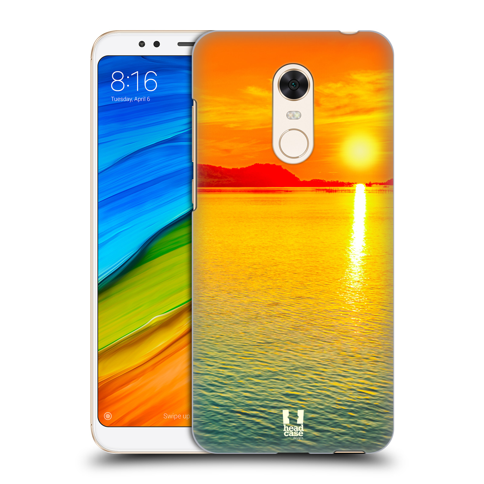 Pouzdro na mobil Xiaomi Redmi 5 PLUS (REDMI 5+) - HEAD CASE - Moře a západ slunce