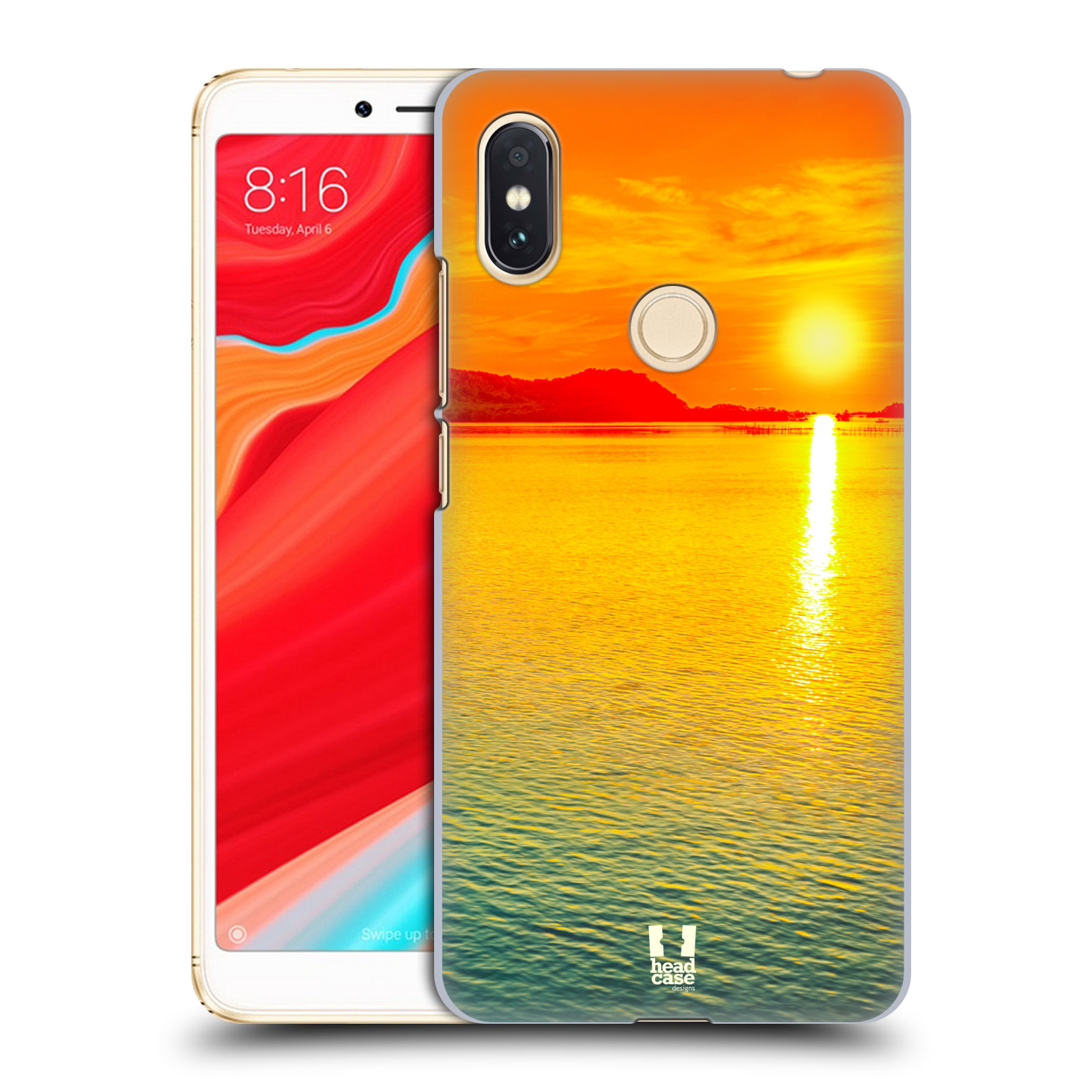 Pouzdro na mobil Xiaomi Redmi S2 - HEAD CASE - Moře a západ slunce