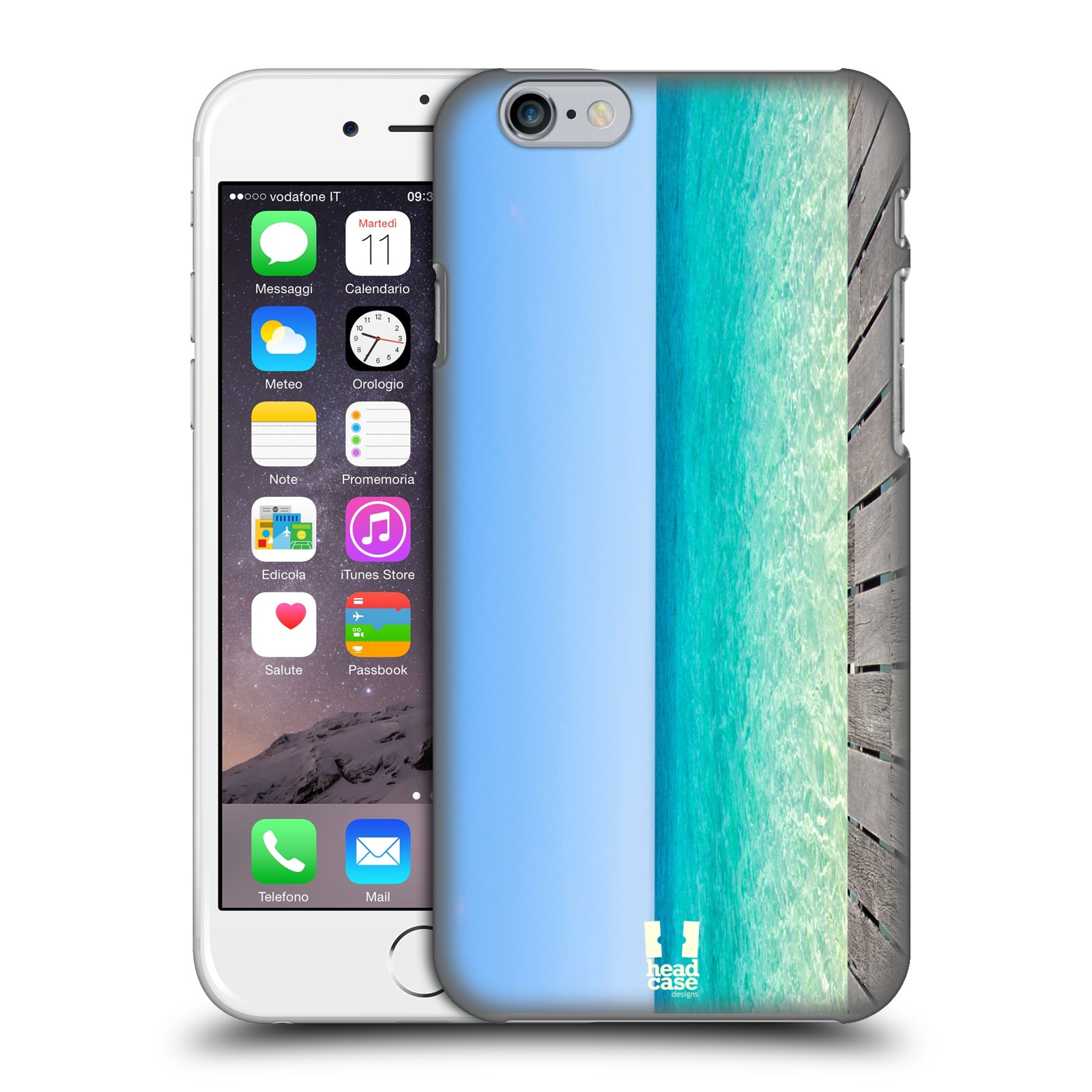 Plastové pouzdro pro mobil Apple Iphone 6/6S vzor Pláže a Moře MODRÉ NEBE A MOŘE