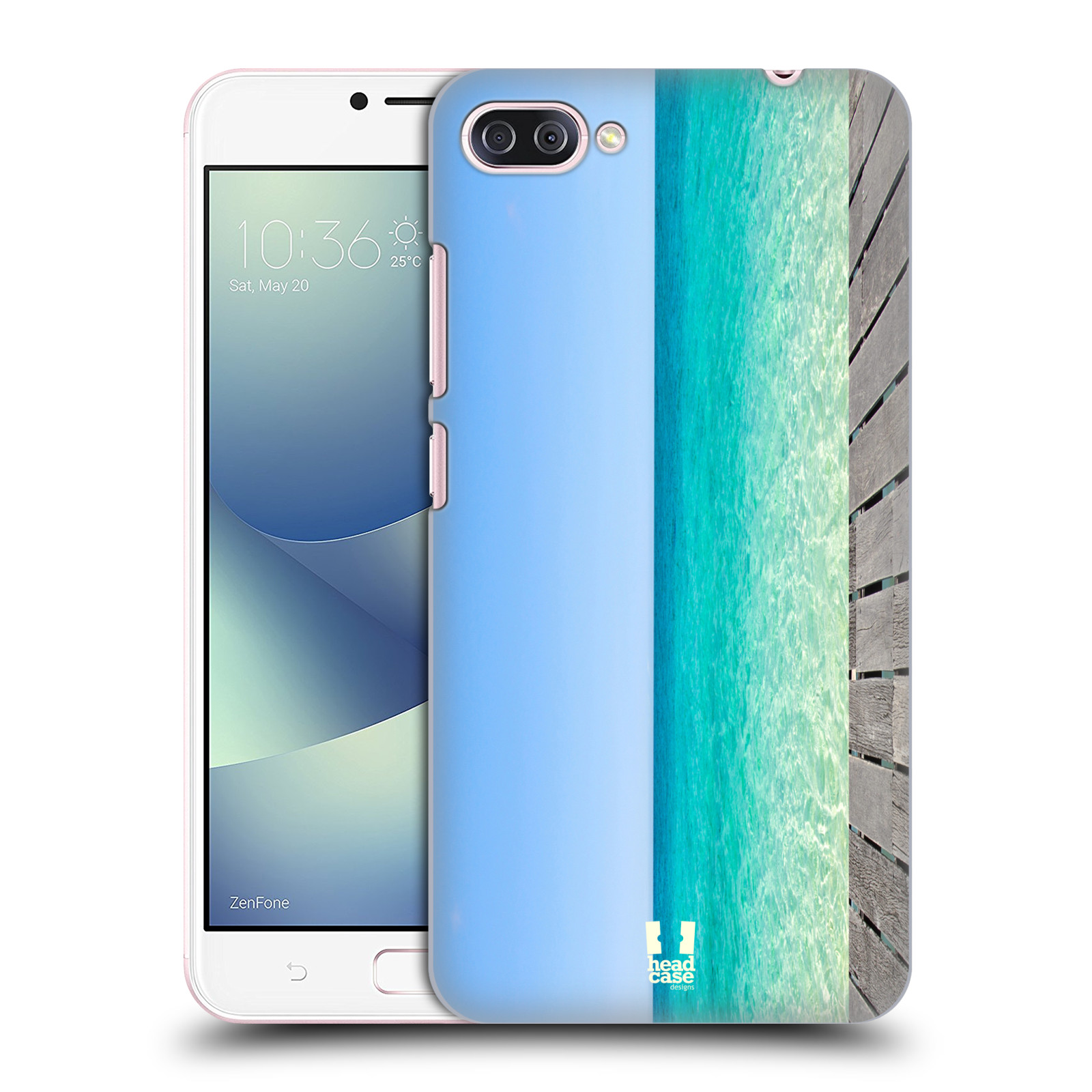 HEAD CASE plastový obal na mobil Asus Zenfone 4 MAX ZC554KL vzor Pláže a Moře MODRÉ NEBE A MOŘE