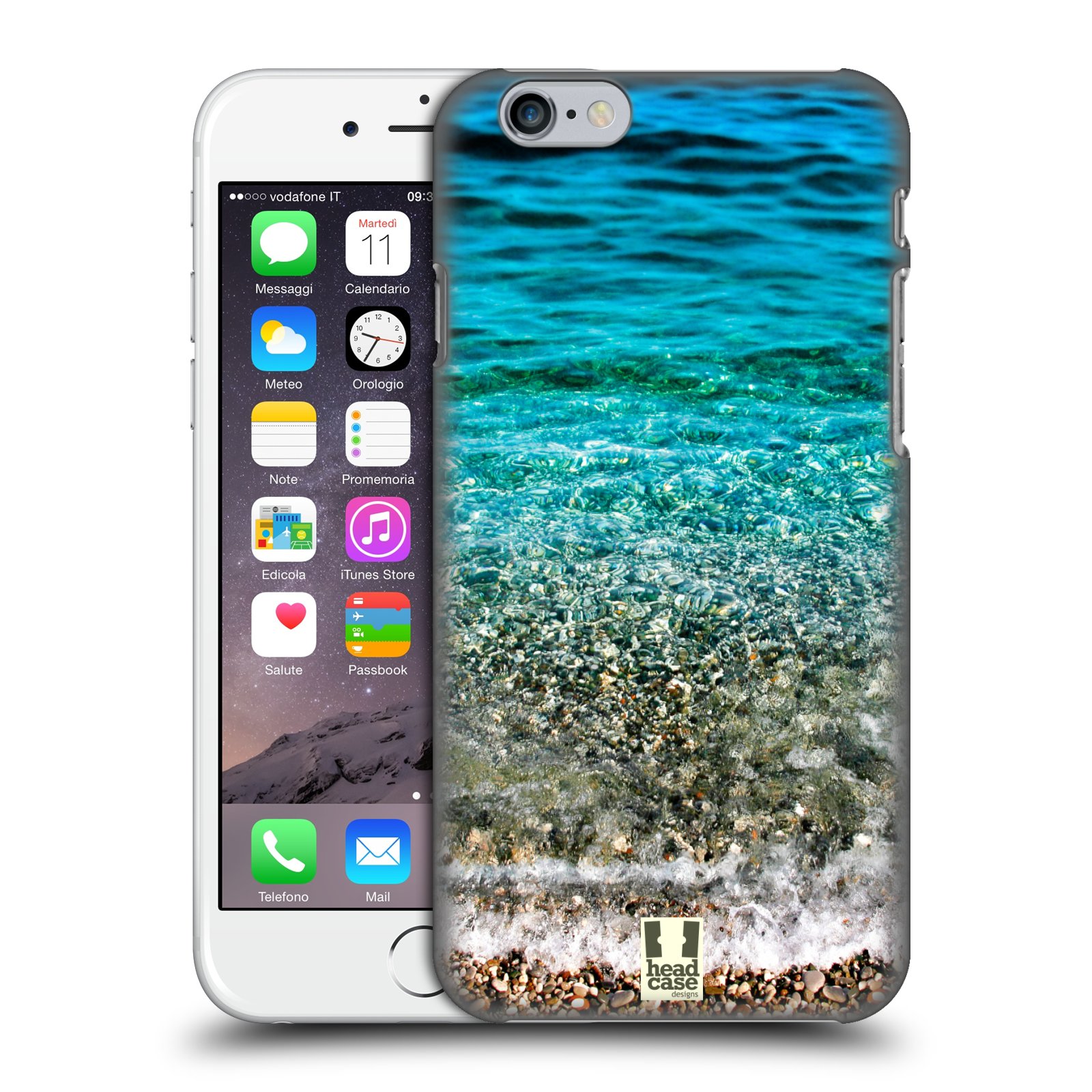 Plastové pouzdro pro mobil Apple Iphone 6/6S vzor Pláže a Moře PRŮZRAČNÉ MOŘE S OBLÁZKY