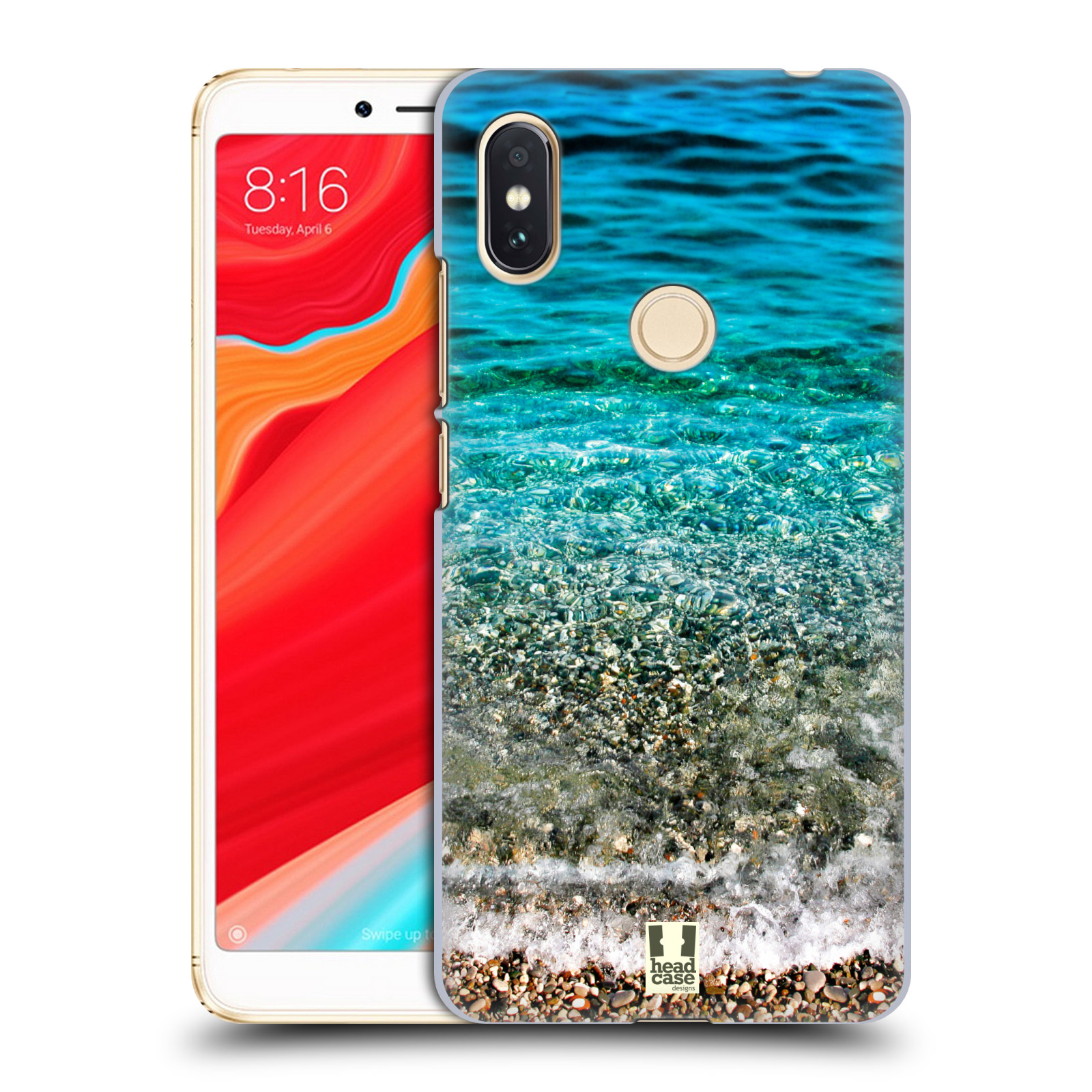 HEAD CASE plastový obal na mobil Xiaomi Redmi S2 vzor Pláže a Moře PRŮZRAČNÉ MOŘE S OBLÁZKY
