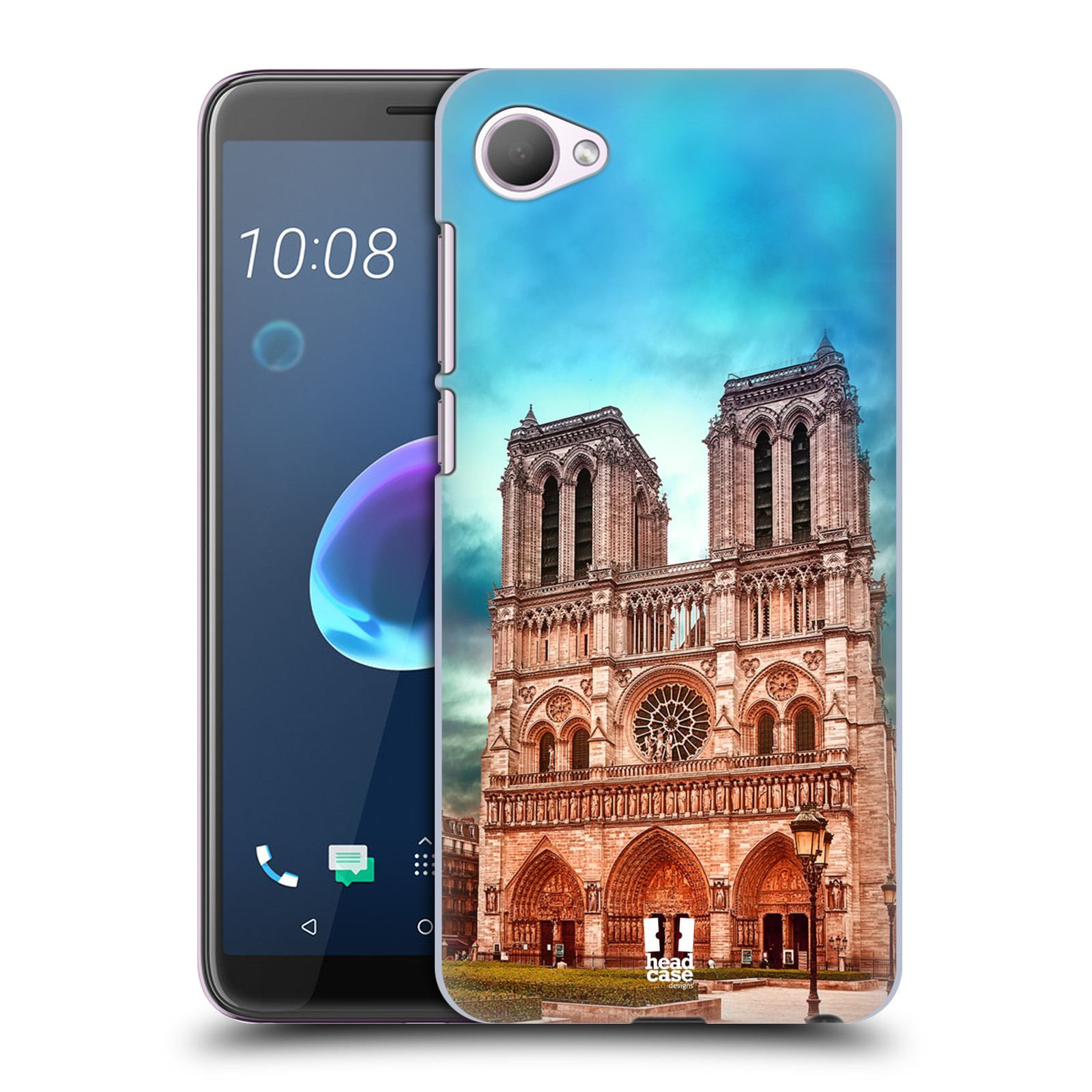 Pouzdro na mobil HTC Desire 12 / Desire 12 DUAL SIM - HEAD CASE - historická místa katedrála Notre Dame