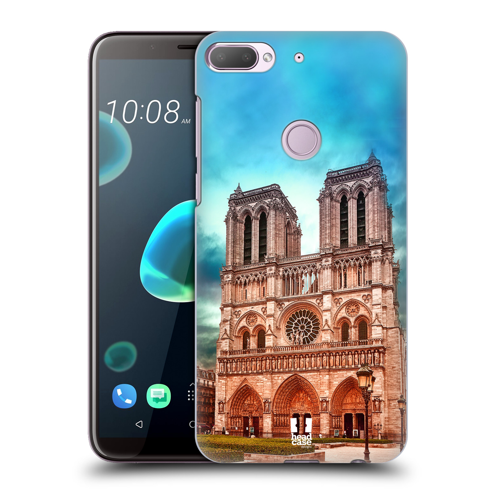 Pouzdro na mobil HTC Desire 12+ / Desire 12+ DUAL SIM - HEAD CASE - historická místa katedrála Notre Dame