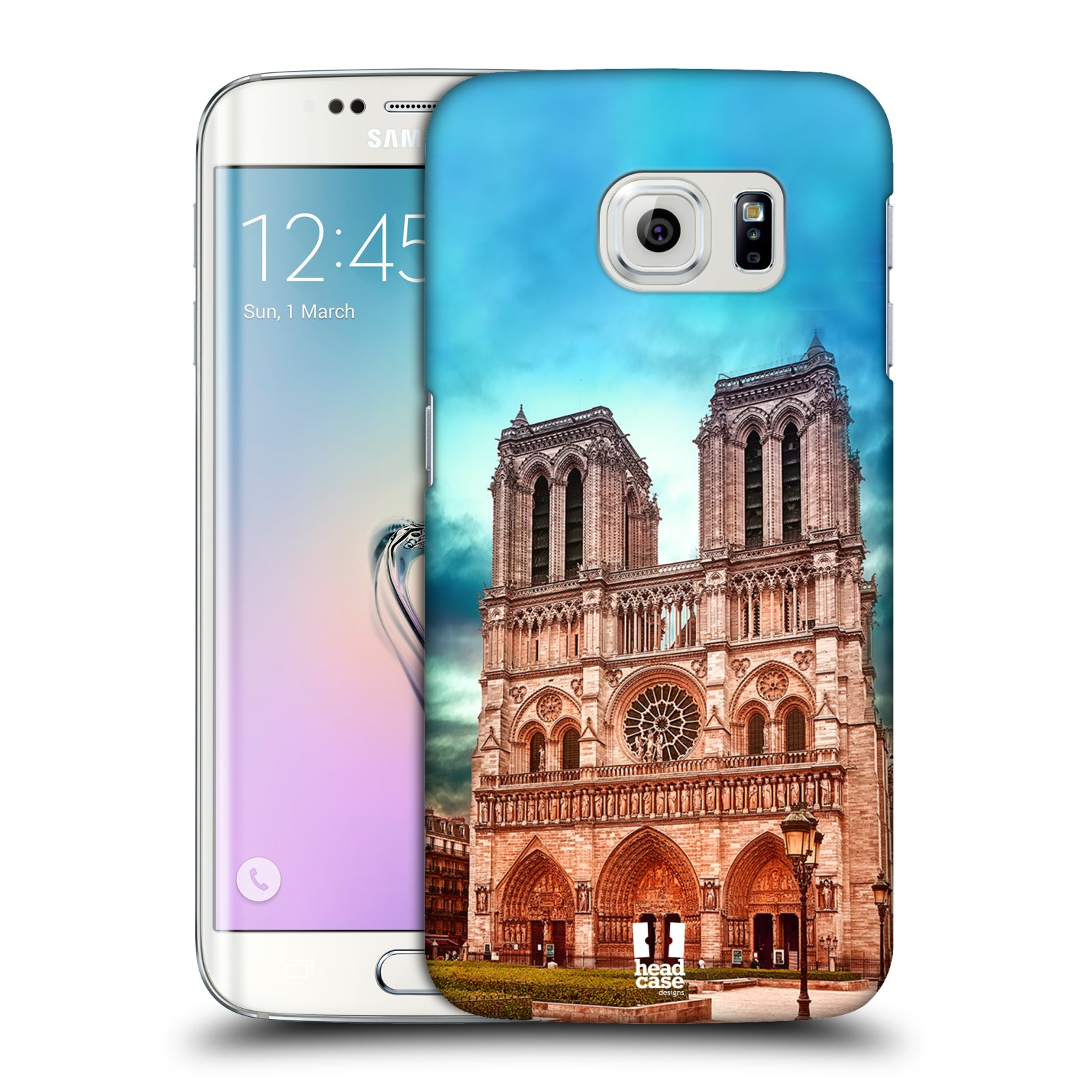 Pouzdro na mobil Samsung Galaxy S6 EDGE - HEAD CASE - historická místa katedrála Notre Dame
