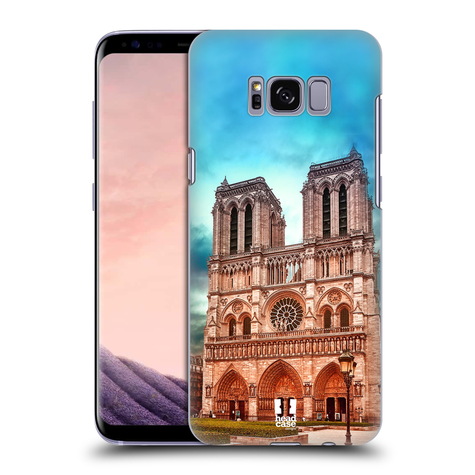 Pouzdro na mobil Samsung Galaxy S8 - HEAD CASE - historická místa katedrála Notre Dame