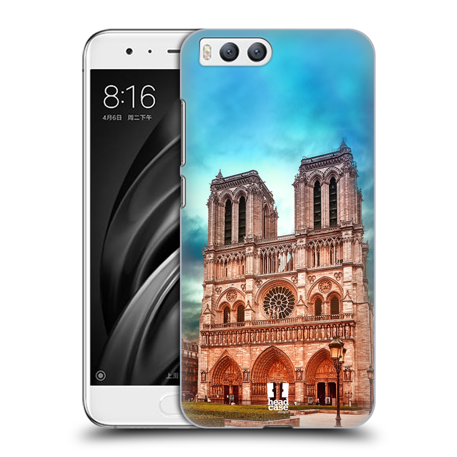 Pouzdro na mobil Xiaomi MI6 - HEAD CASE - historická místa katedrála Notre Dame