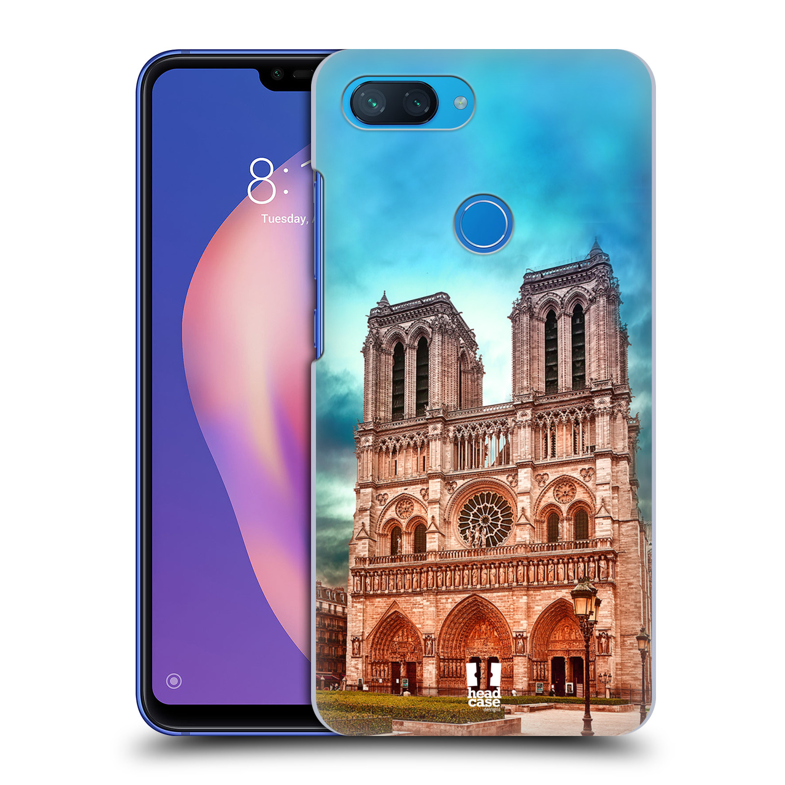 Pouzdro na mobil Xiaomi  Mi 8 Lite - HEAD CASE - historická místa katedrála Notre Dame