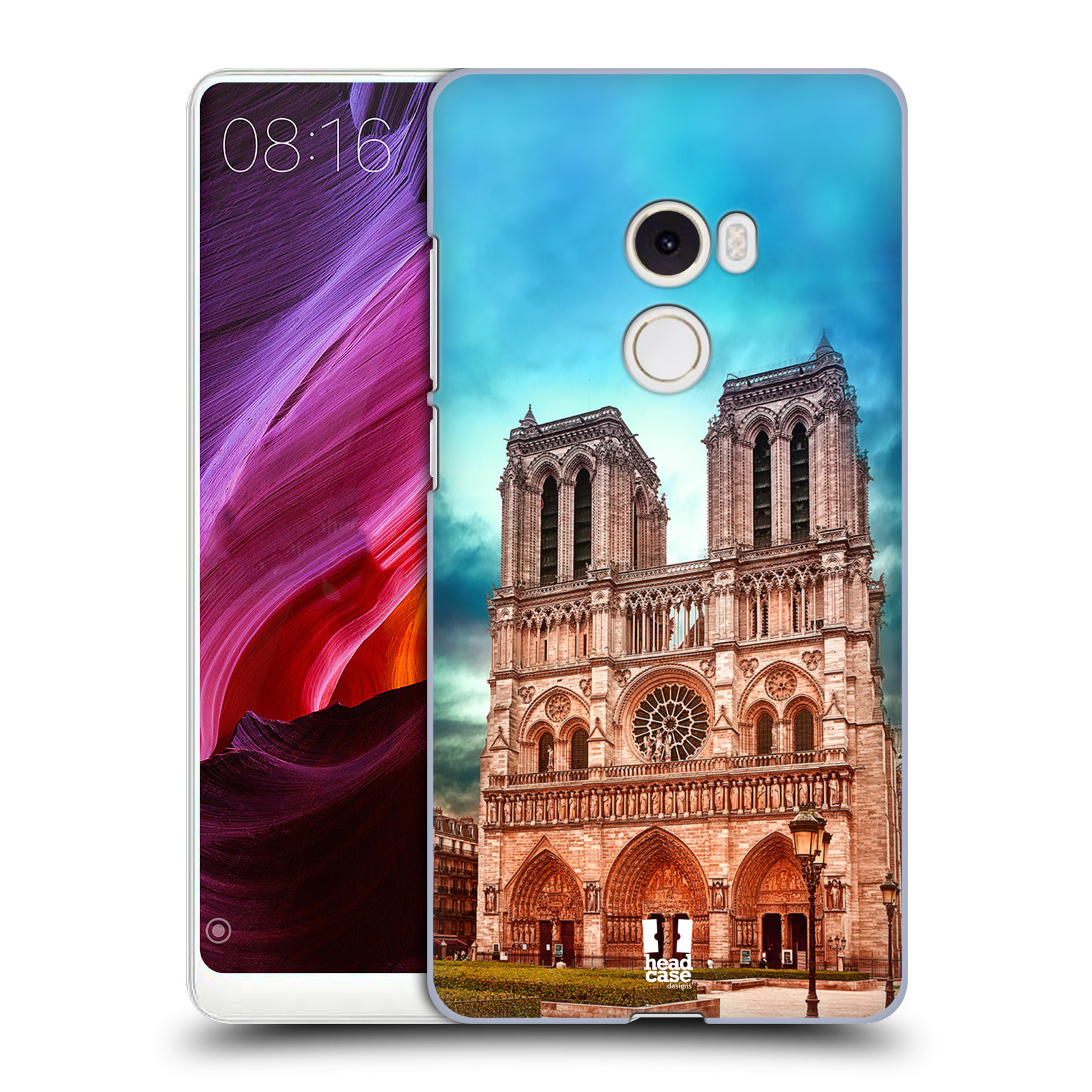 Pouzdro na mobil Xiaomi Mi Mix 2 - HEAD CASE - historická místa katedrála Notre Dame