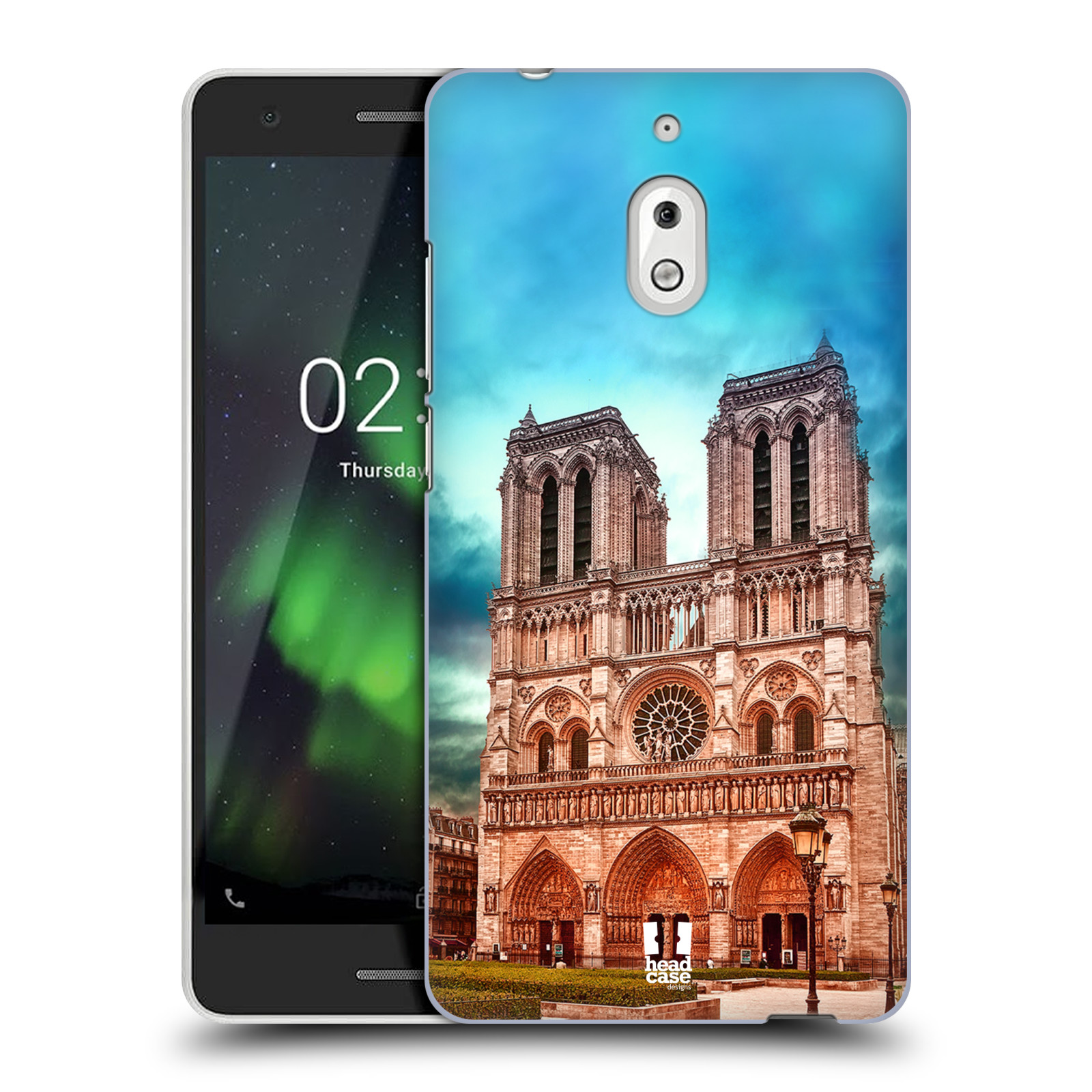 Pouzdro na mobil Nokia 2.1 - HEAD CASE - historická místa katedrála Notre Dame