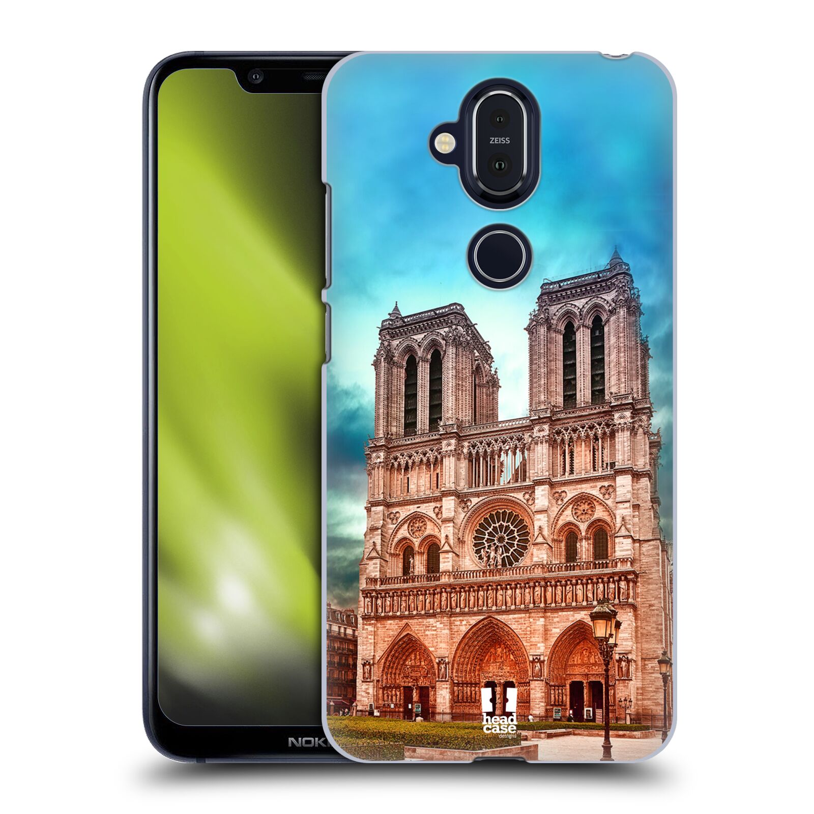 Pouzdro na mobil NOKIA 8.1 - HEAD CASE - historická místa katedrála Notre Dame