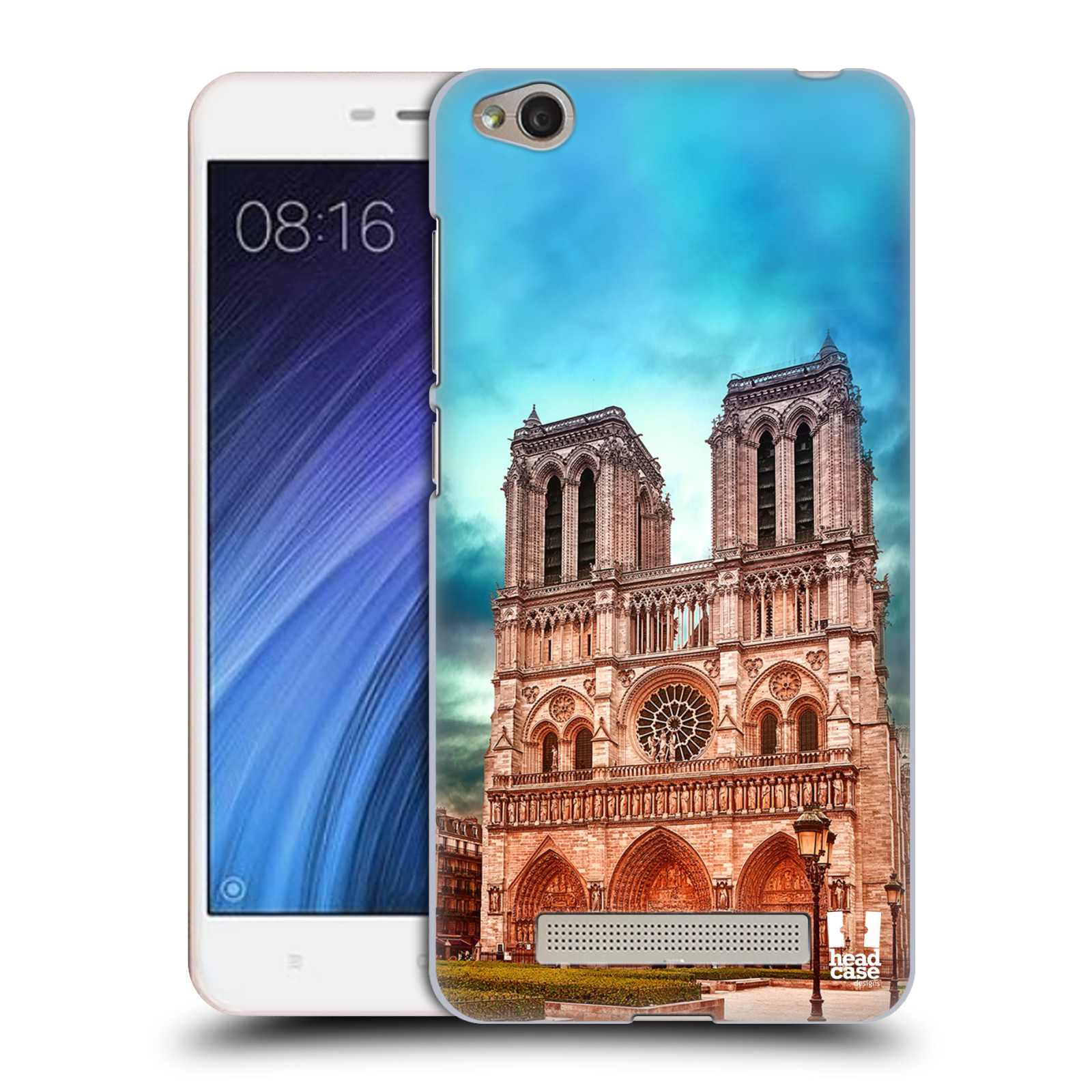 Pouzdro na mobil Xiaomi Redmi 4a - HEAD CASE - historická místa katedrála Notre Dame