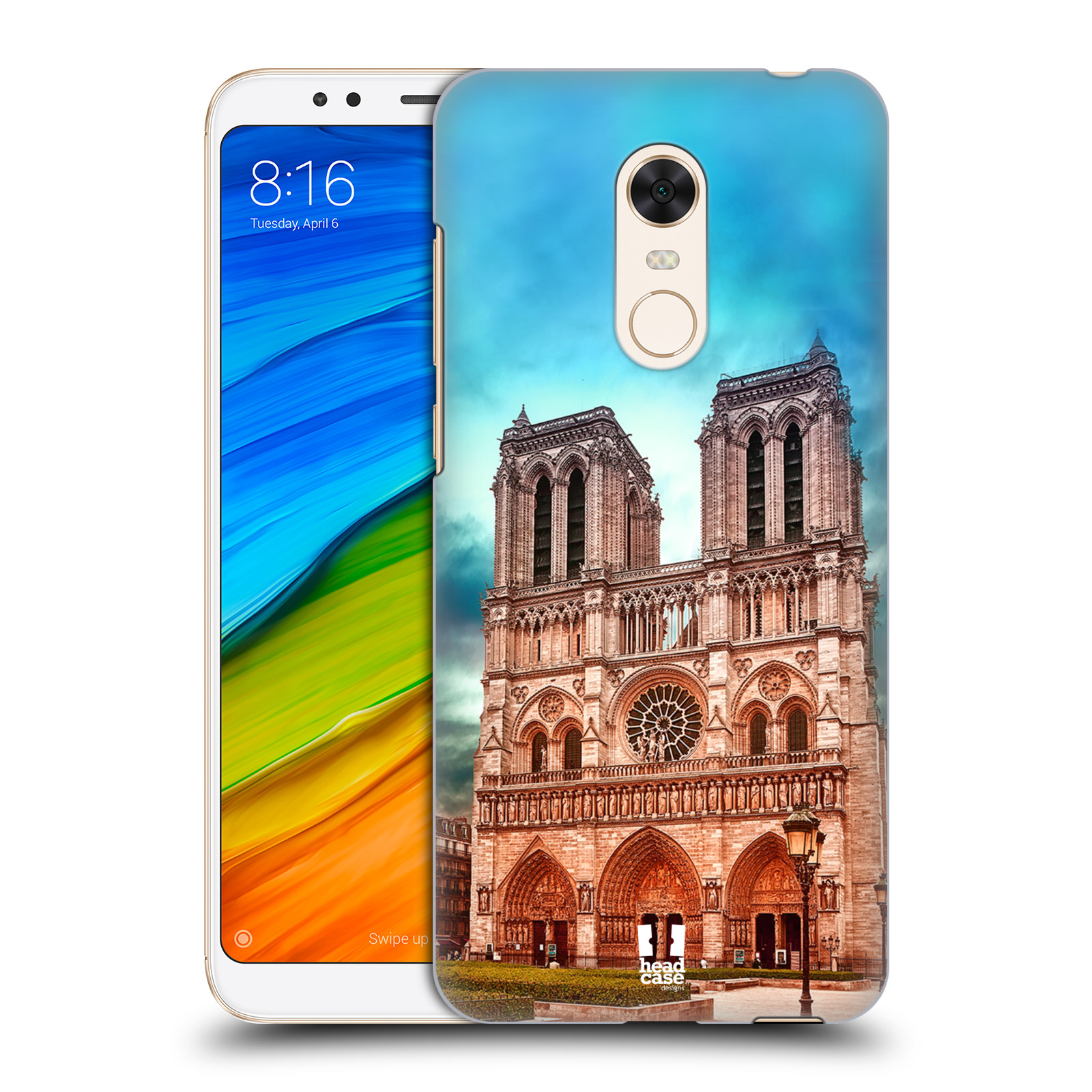 Pouzdro na mobil Xiaomi Redmi 5 PLUS (REDMI 5+) - HEAD CASE - historická místa katedrála Notre Dame