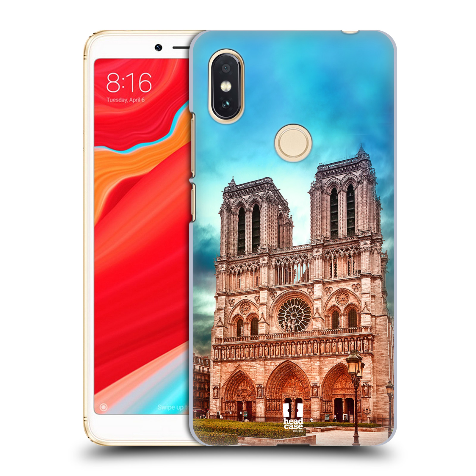 Pouzdro na mobil Xiaomi Redmi S2 - HEAD CASE - historická místa katedrála Notre Dame