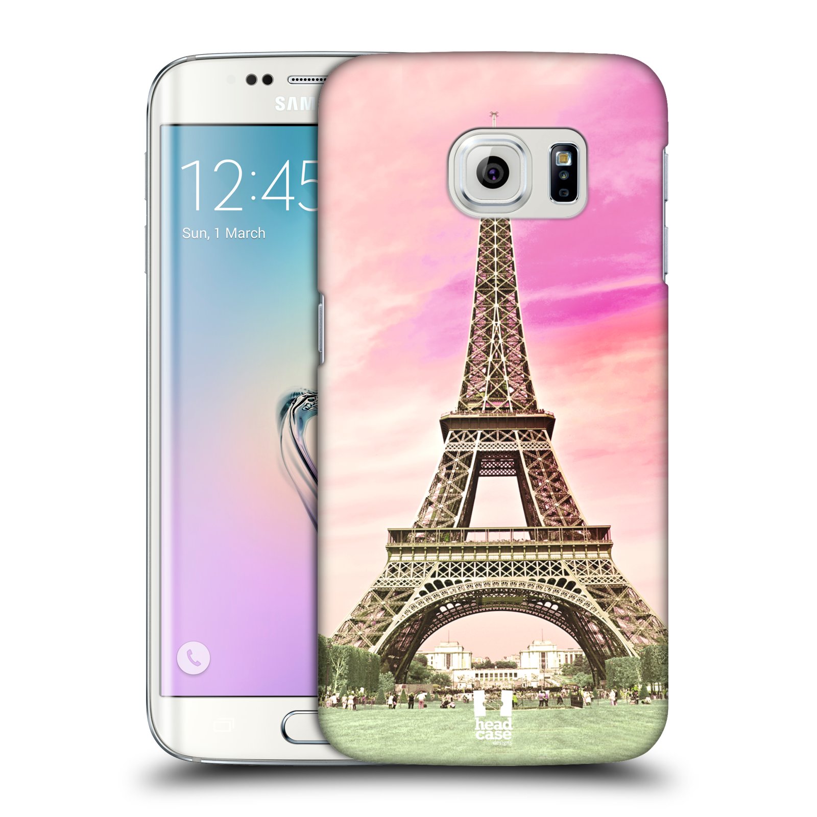 Pouzdro na mobil Samsung Galaxy S6 EDGE - HEAD CASE - historická místa Eiffelova věž Paříž