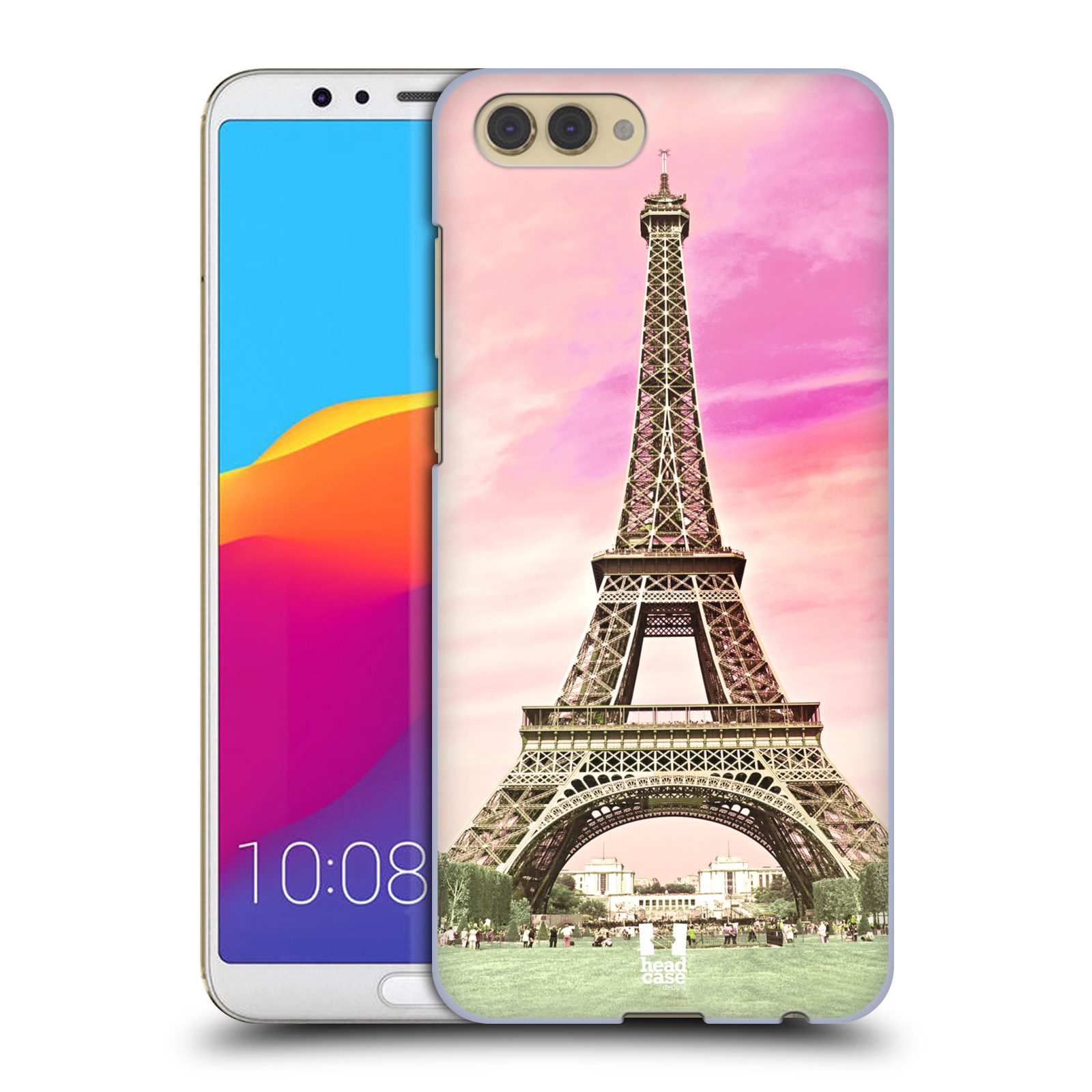Pouzdro na mobil HONOR View 10 / V10 - HEAD CASE - historická místa Eiffelova věž Paříž