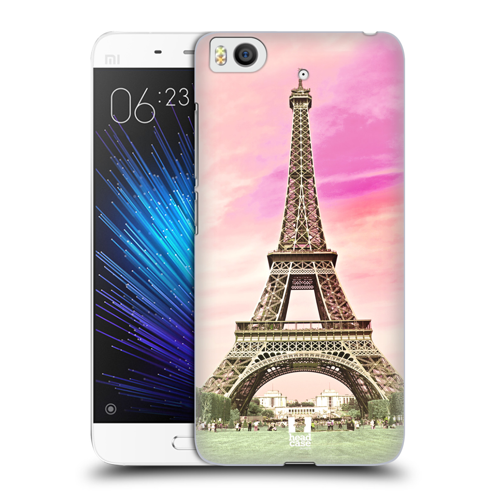 Pouzdro na mobil Xiaomi Mi5s - HEAD CASE - historická místa Eiffelova věž Paříž
