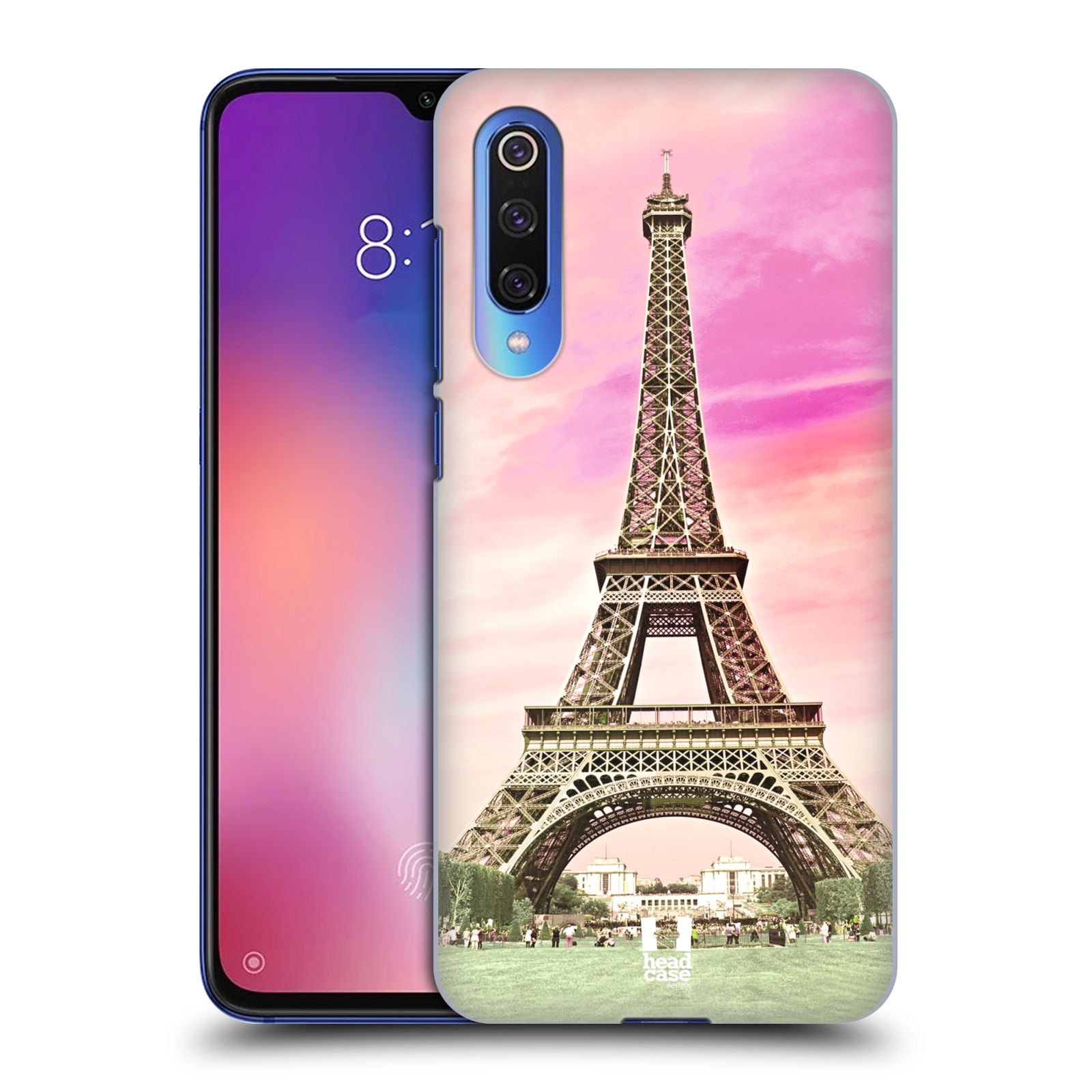 Pouzdro na mobil Xiaomi Mi 9 SE - HEAD CASE - historická místa Eiffelova věž Paříž
