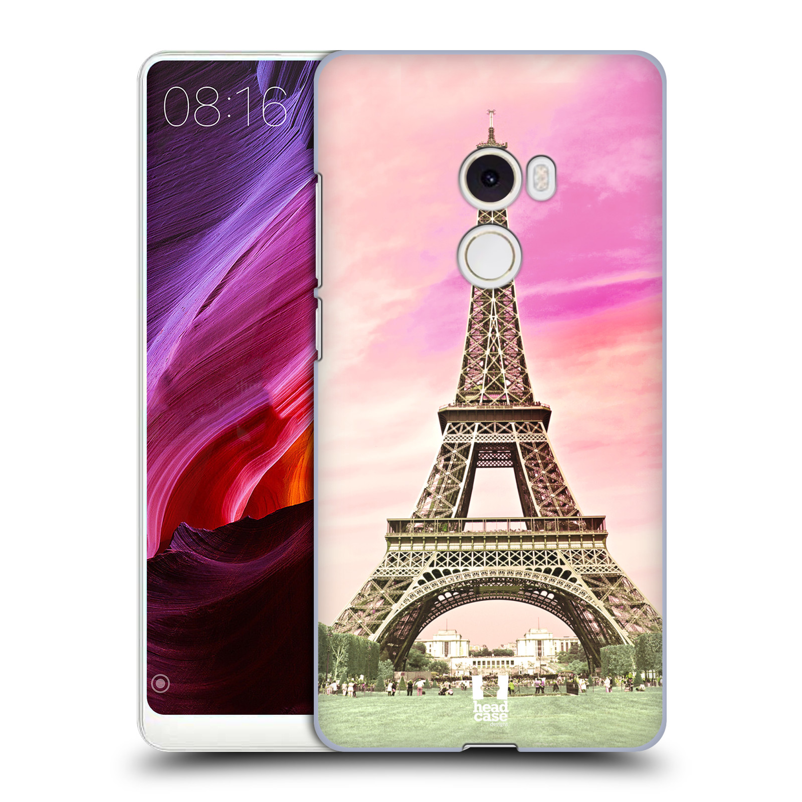 Pouzdro na mobil Xiaomi Mi Mix 2 - HEAD CASE - historická místa Eiffelova věž Paříž