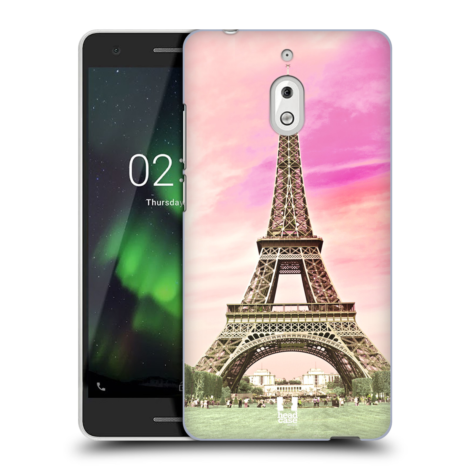 Pouzdro na mobil Nokia 2.1 - HEAD CASE - historická místa Eiffelova věž Paříž