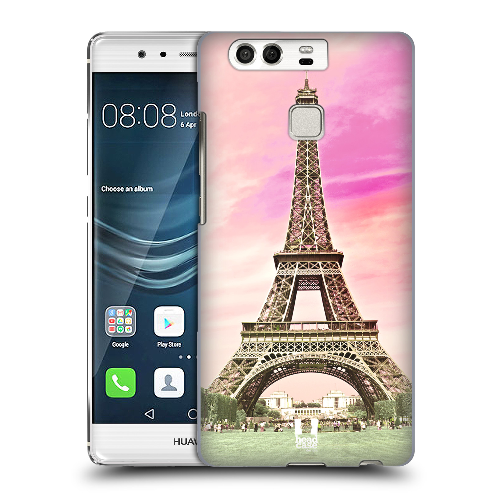Pouzdro na mobil Huawei P9 / P9 DUAL SIM - HEAD CASE - historická místa Eiffelova věž Paříž
