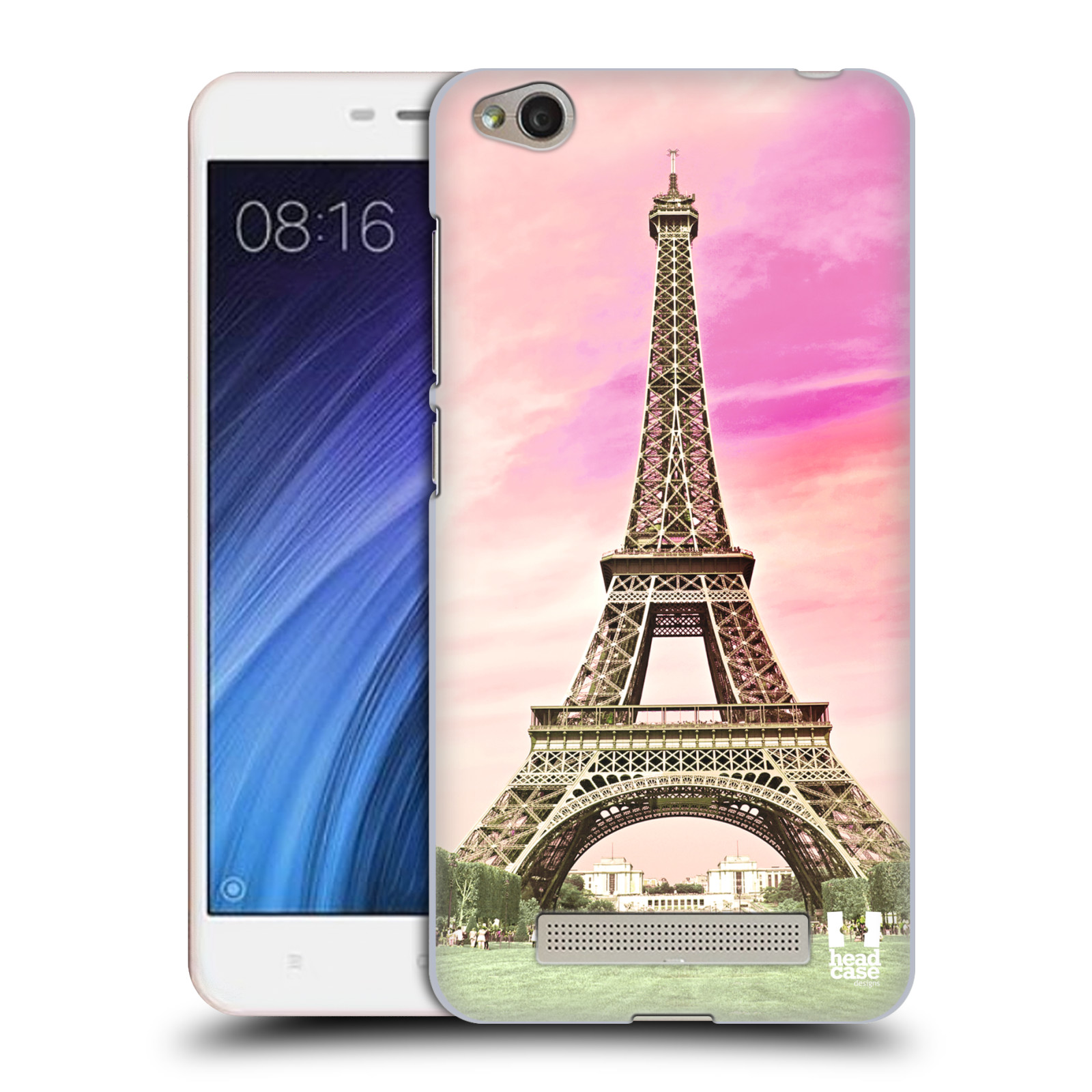 Pouzdro na mobil Xiaomi Redmi 4a - HEAD CASE - historická místa Eiffelova věž Paříž