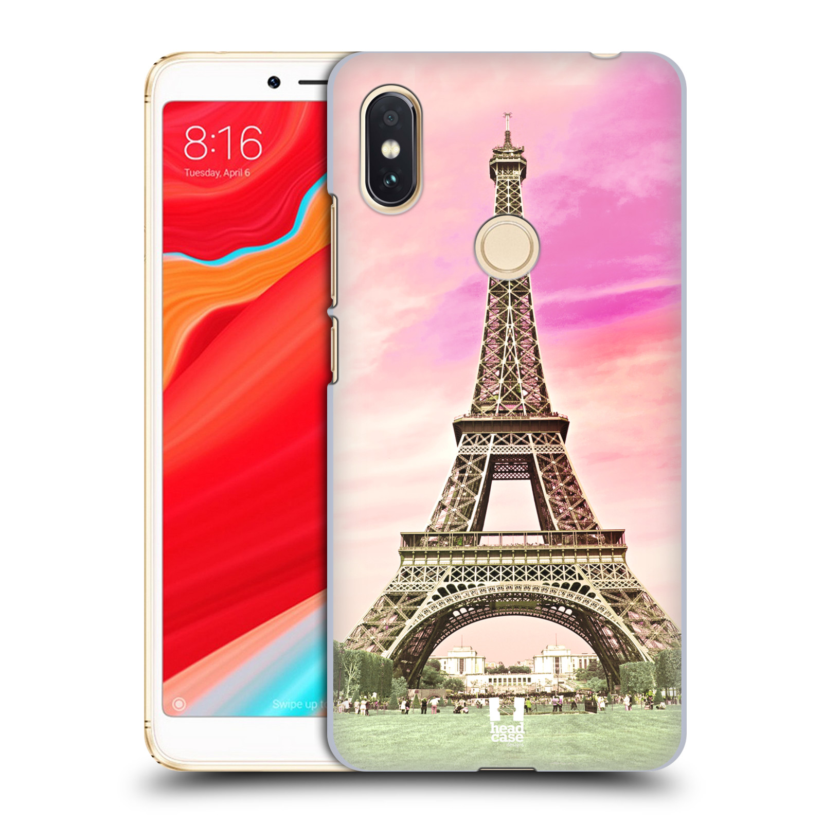 Pouzdro na mobil Xiaomi Redmi S2 - HEAD CASE - historická místa Eiffelova věž Paříž