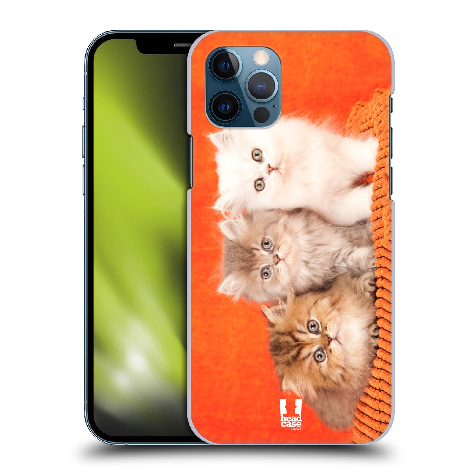 HEAD CASE plastový obal na mobil Apple Iphone 12 / Iphone 12 PRO vzor Kočičky koťata foto 3 kočky