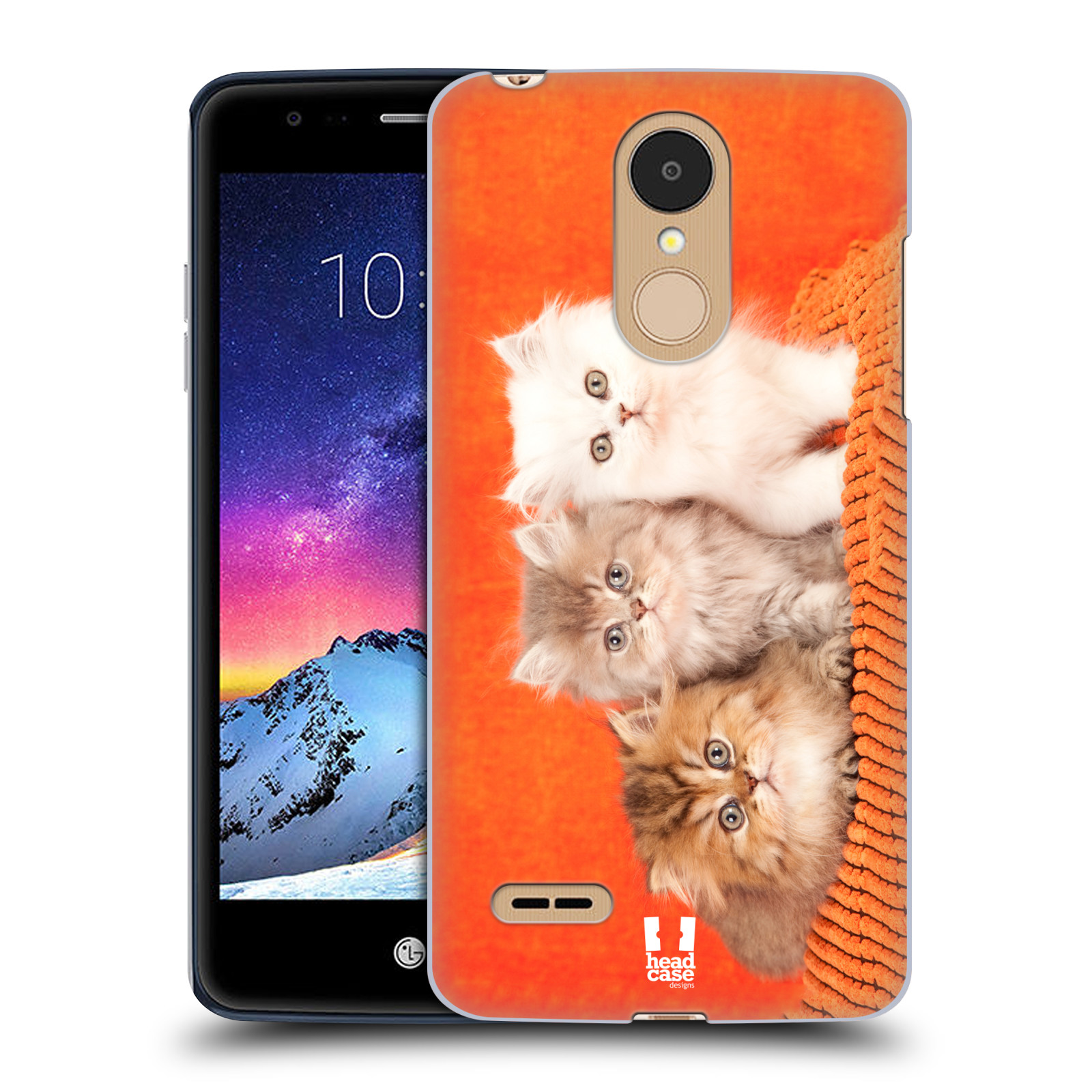 HEAD CASE plastový obal na mobil LG K9 / K8 2018 vzor Kočičky koťata foto 3 kočky