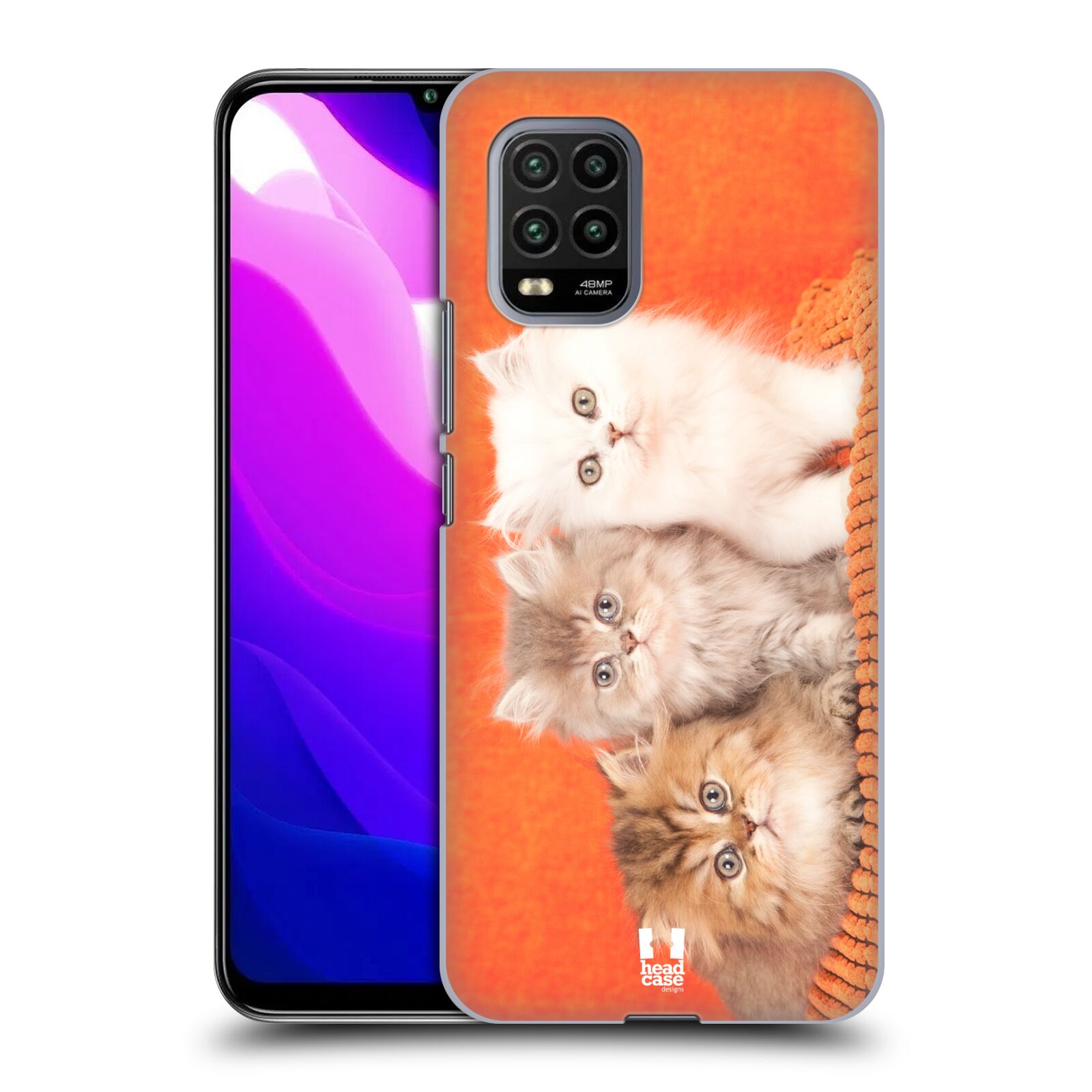 Zadní kryt, obal na mobil Xiaomi Mi 10 LITE vzor Kočičky koťata foto 3 kočky