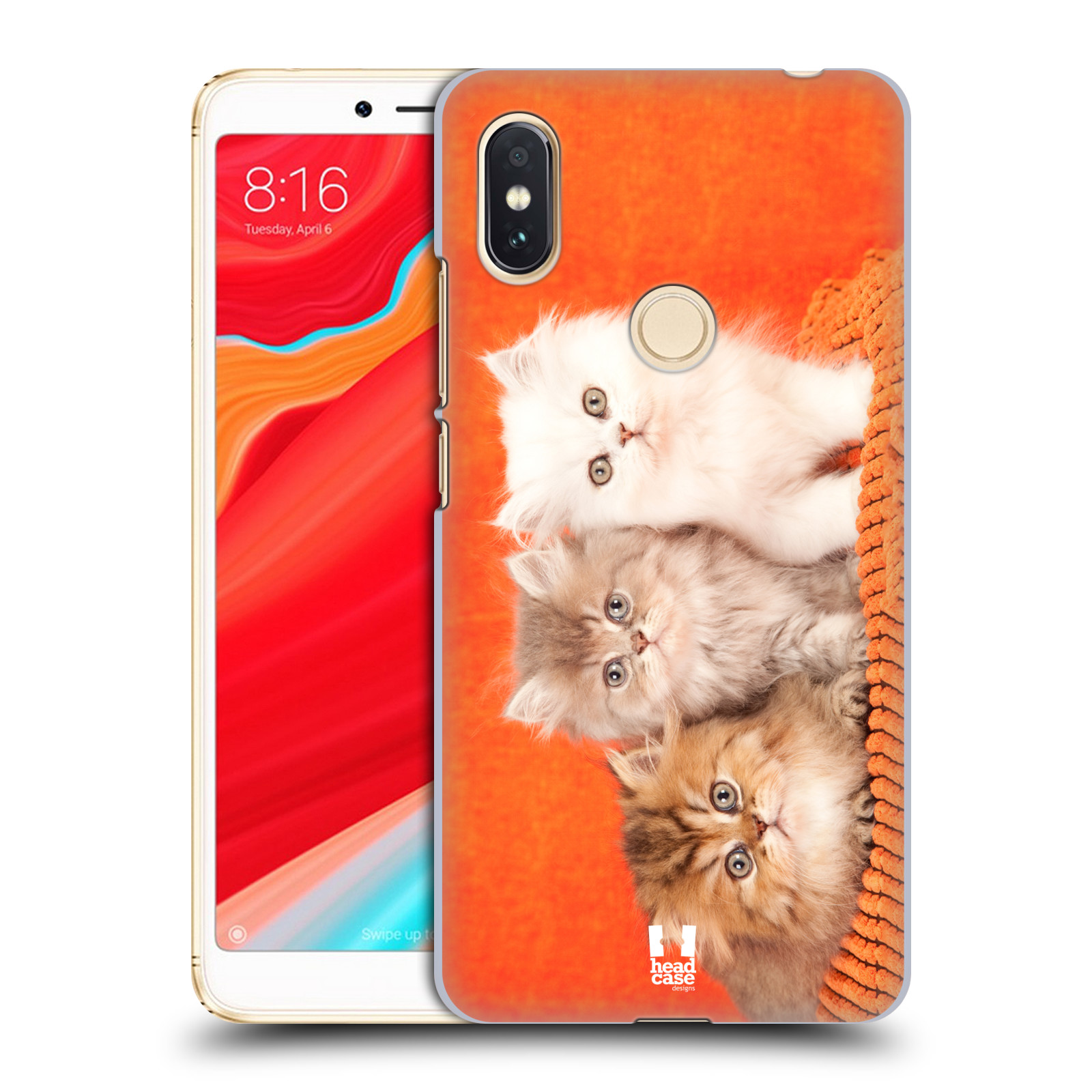 HEAD CASE plastový obal na mobil Xiaomi Redmi S2 vzor Kočičky koťata foto 3 kočky