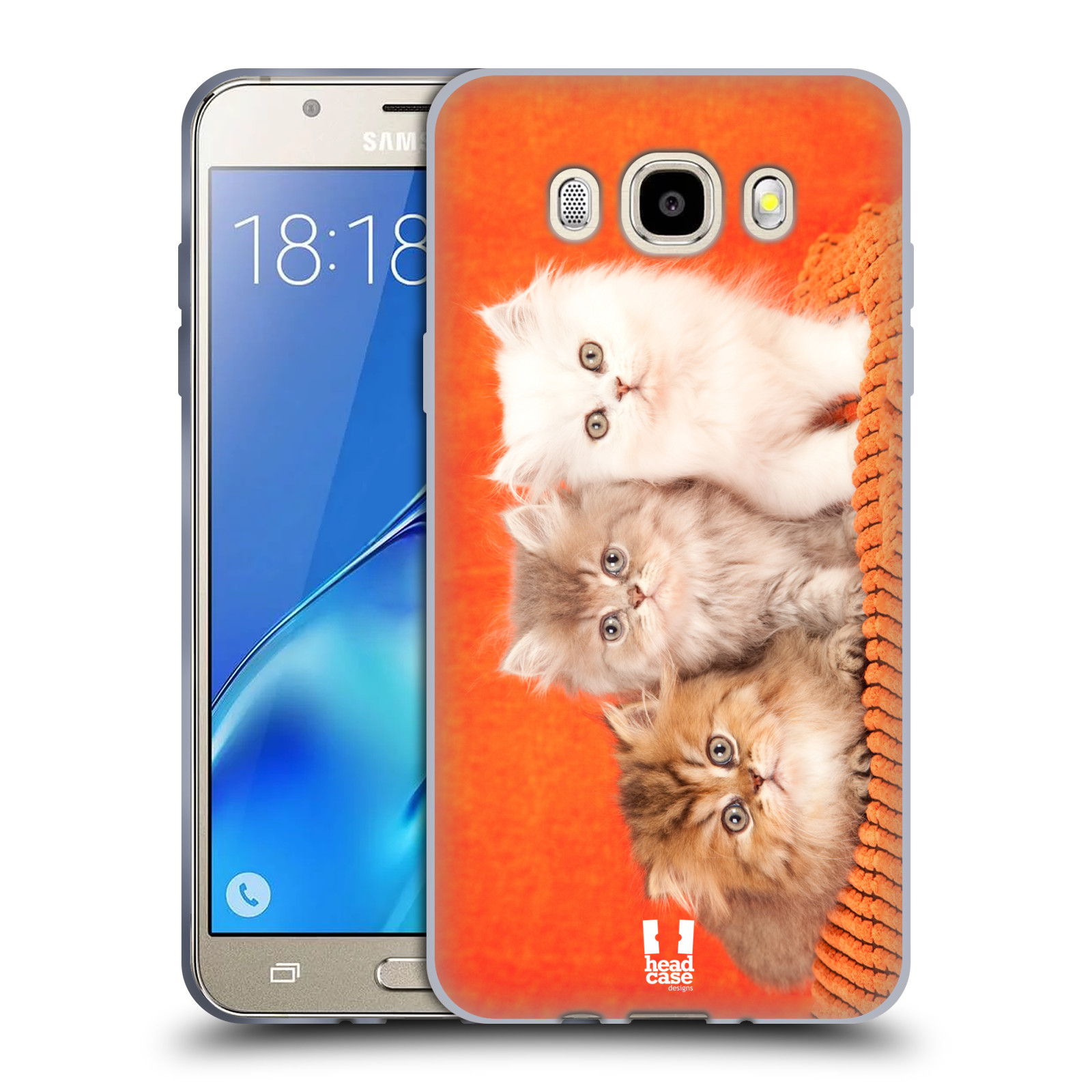 HEAD CASE silikonový obal, kryt na mobil Samsung Galaxy J5 2016, J510, J510F, (J510F DUAL SIM) vzor Kočičky koťata foto 3 kočky
