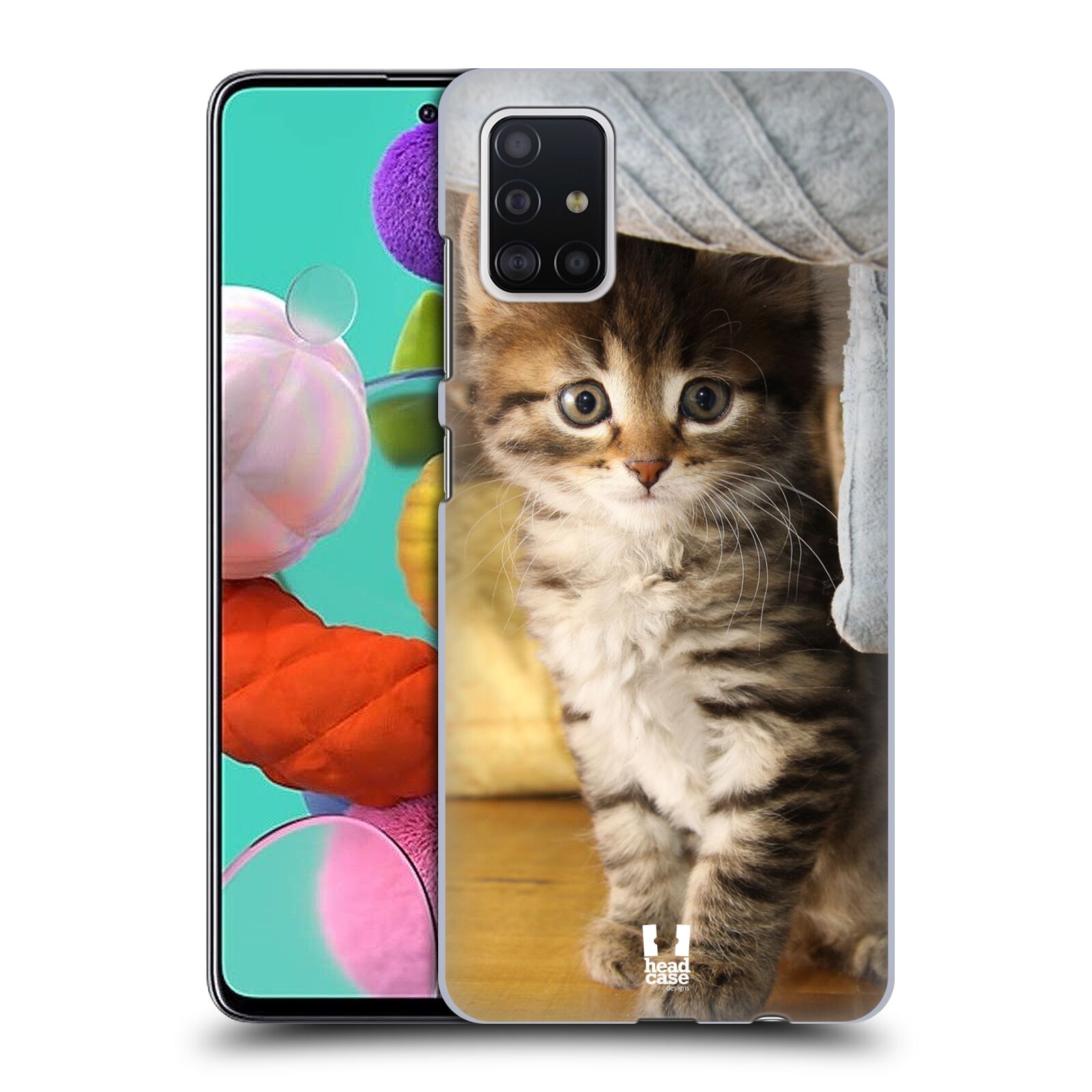 Pouzdro na mobil Samsung Galaxy A51 - HEAD CASE - vzor Kočičky koťata foto mourek