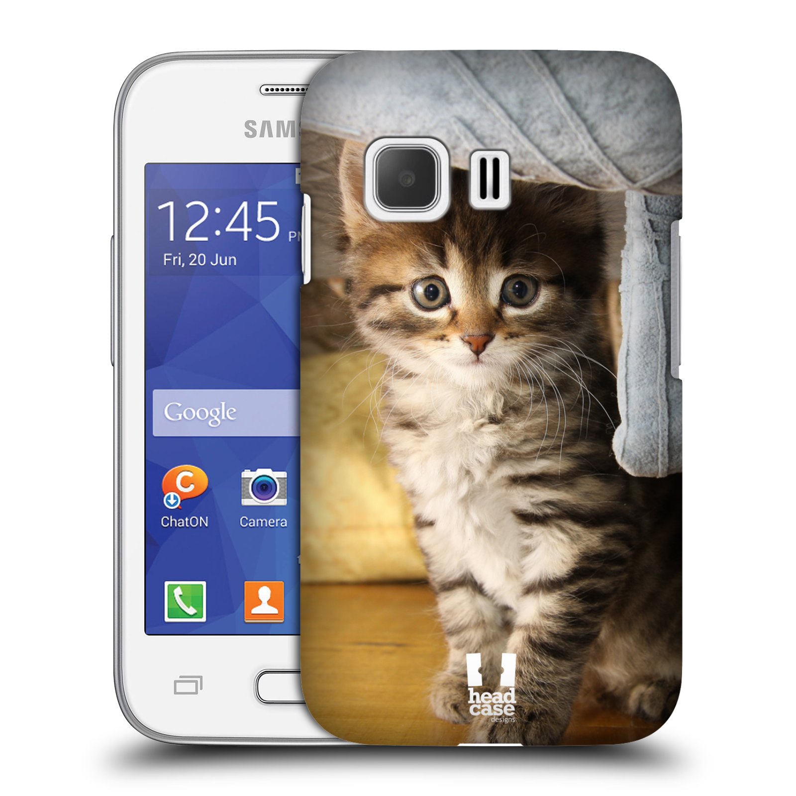 HEAD CASE plastový obal na mobil SAMSUNG Galaxy Young 2 (G130) vzor Kočičky koťata foto mourek