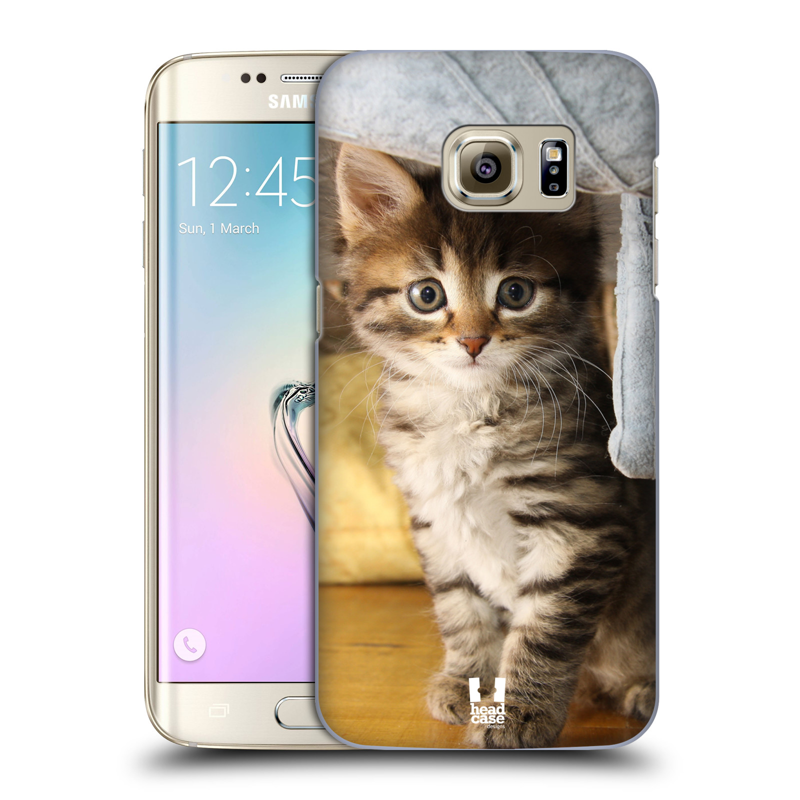 HEAD CASE plastový obal na mobil SAMSUNG GALAXY S7 EDGE vzor Kočičky koťata foto mourek