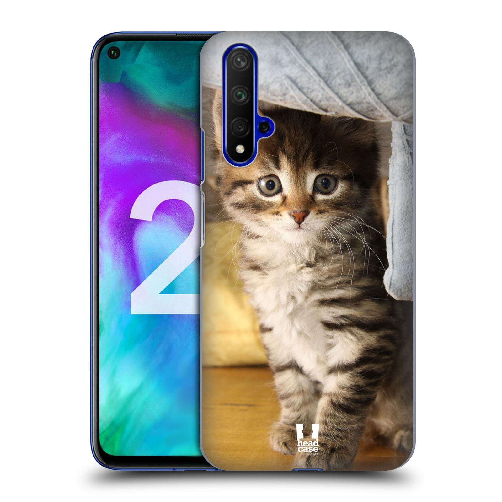 Pouzdro na mobil Honor 20 - HEAD CASE - vzor Kočičky koťata foto mourek