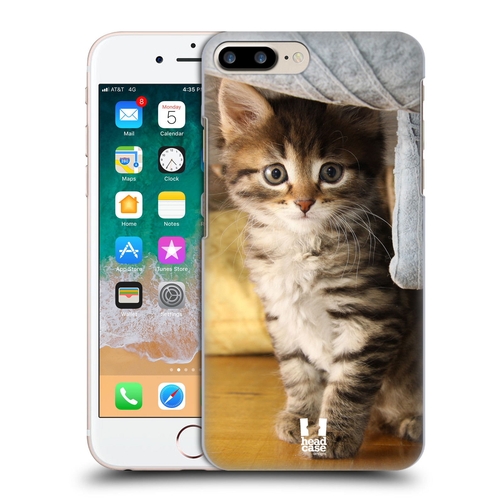 Plastové pouzdro pro mobil Apple Iphone 8 PLUS vzor Kočičky koťata foto mourek
