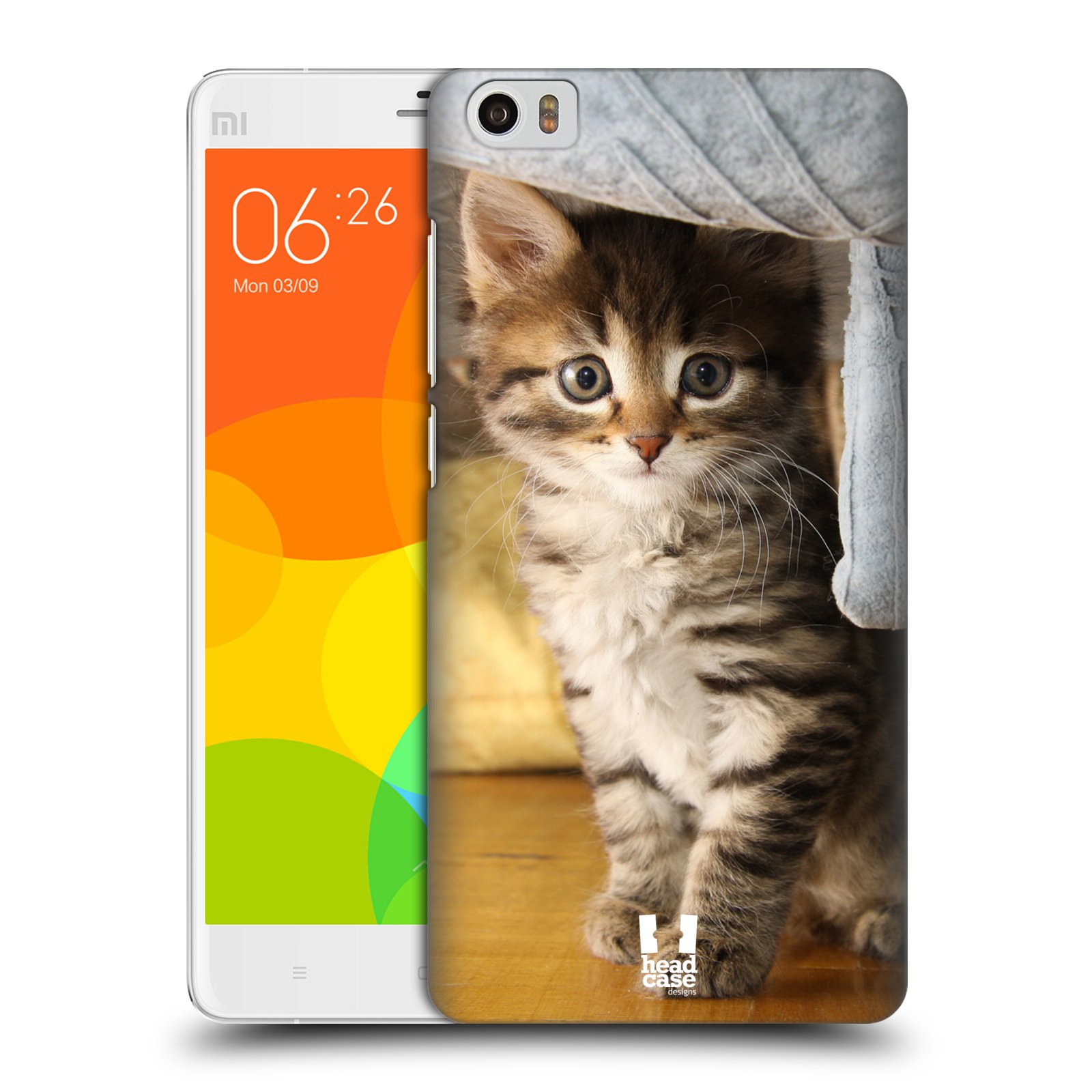 HEAD CASE pevný plastový obal na mobil XIAOMI Mi Note vzor Kočičky koťata foto mourek