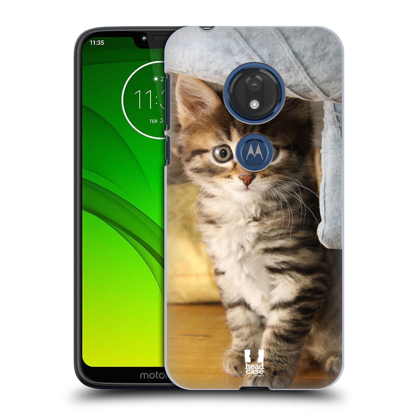 Pouzdro na mobil Motorola Moto G7 Play vzor Kočičky koťata foto mourek