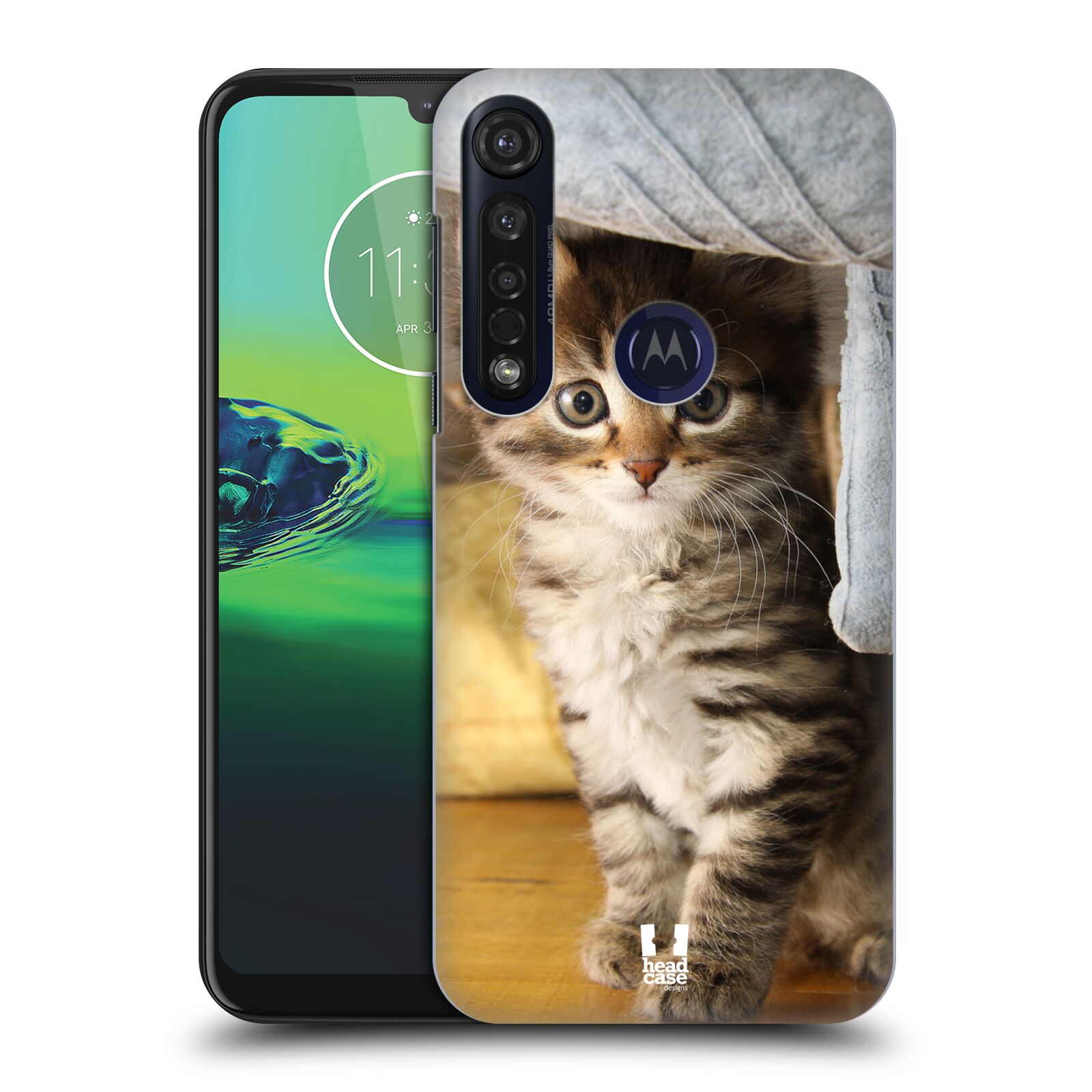Pouzdro na mobil Motorola Moto G8 PLUS - HEAD CASE - vzor Kočičky koťata foto mourek