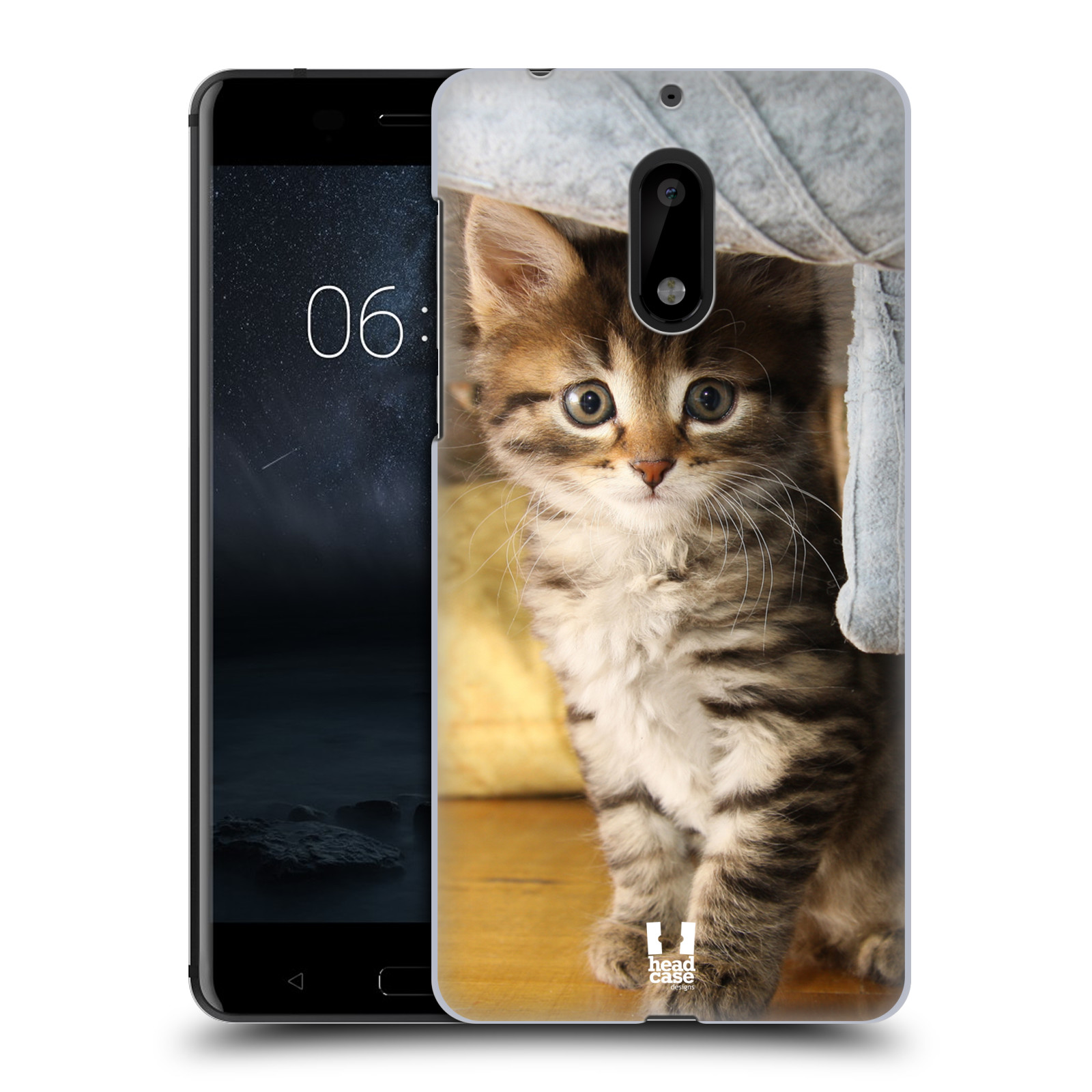 HEAD CASE plastový obal na mobil Nokia 6 vzor Kočičky koťata foto mourek