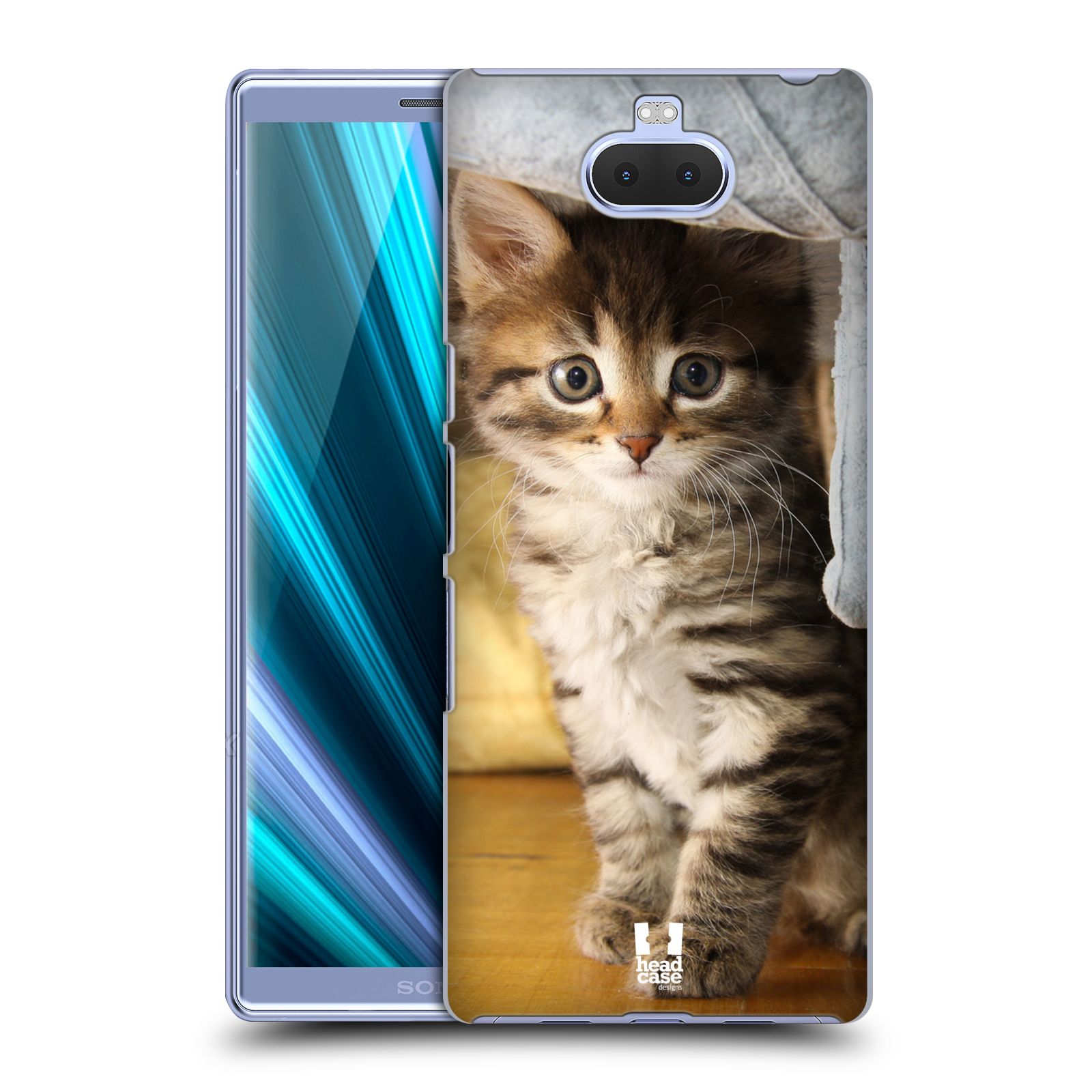 Pouzdro na mobil Sony Xperia 10 - Head Case - vzor Kočičky koťata foto mourek