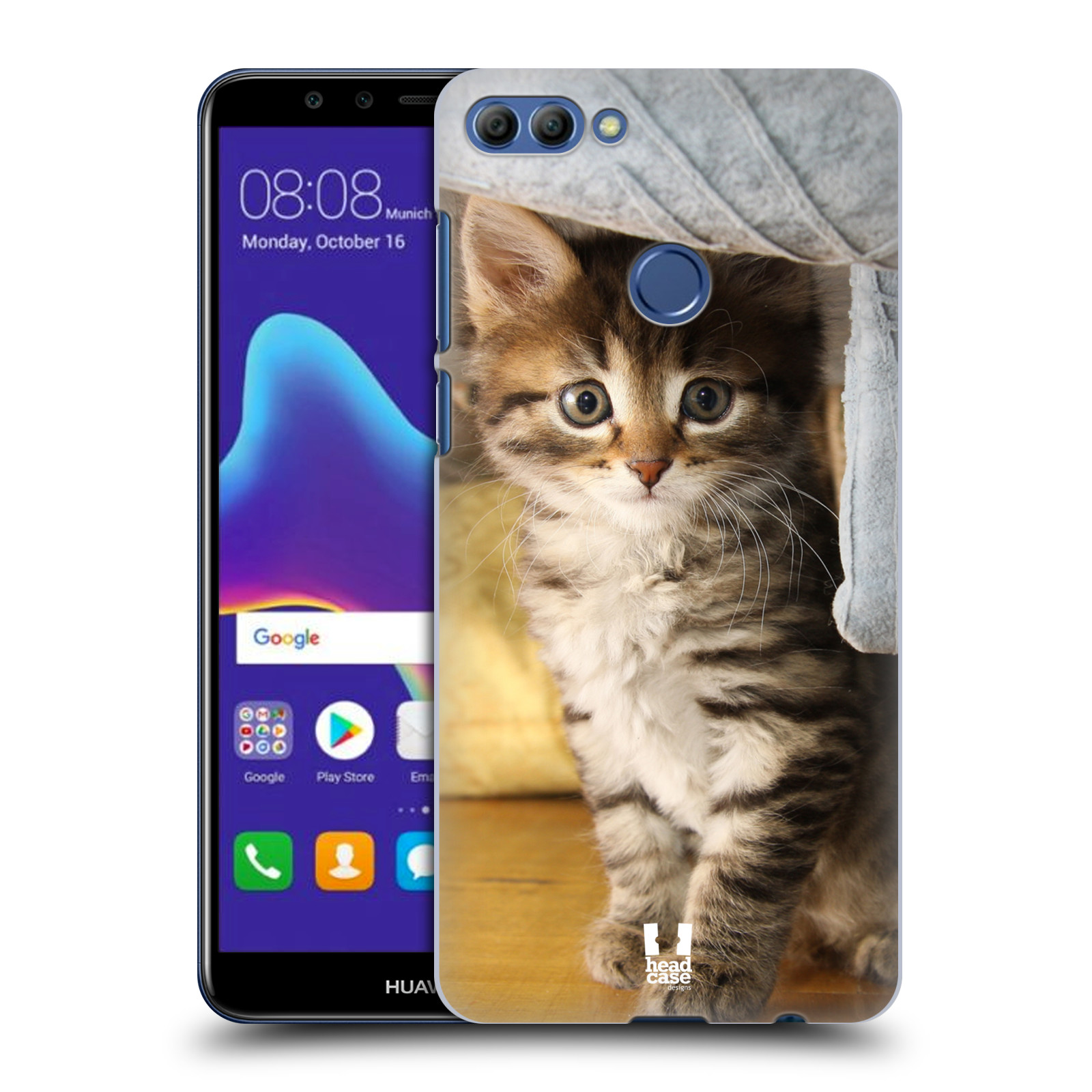 HEAD CASE plastový obal na mobil Huawei Y9 2018 vzor Kočičky koťata foto mourek