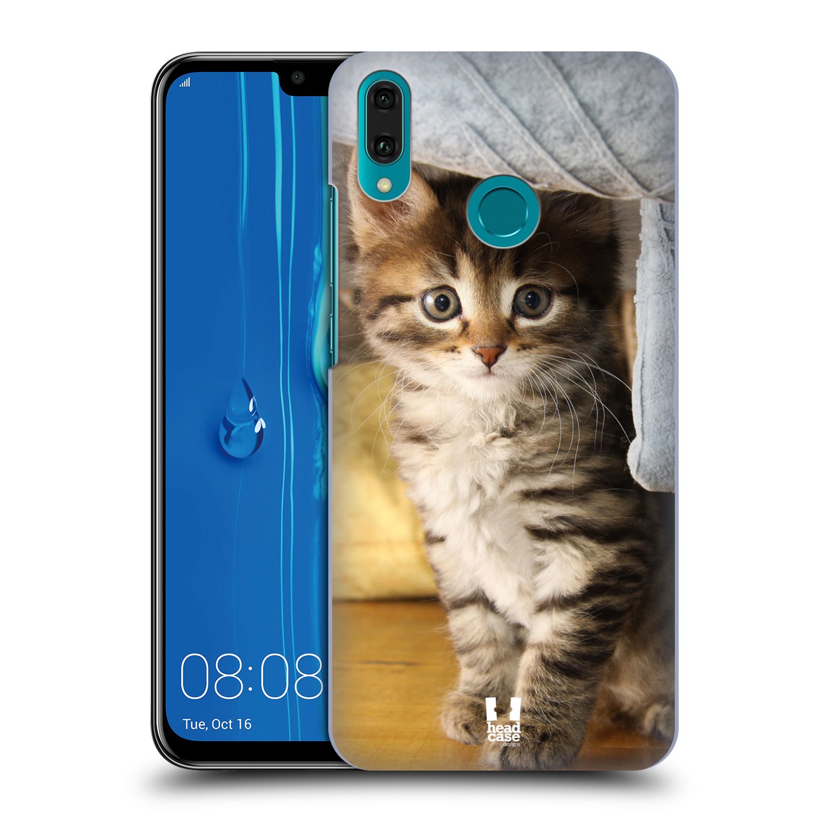 Pouzdro na mobil Huawei Y9 2019 - HEAD CASE - vzor Kočičky koťata foto mourek