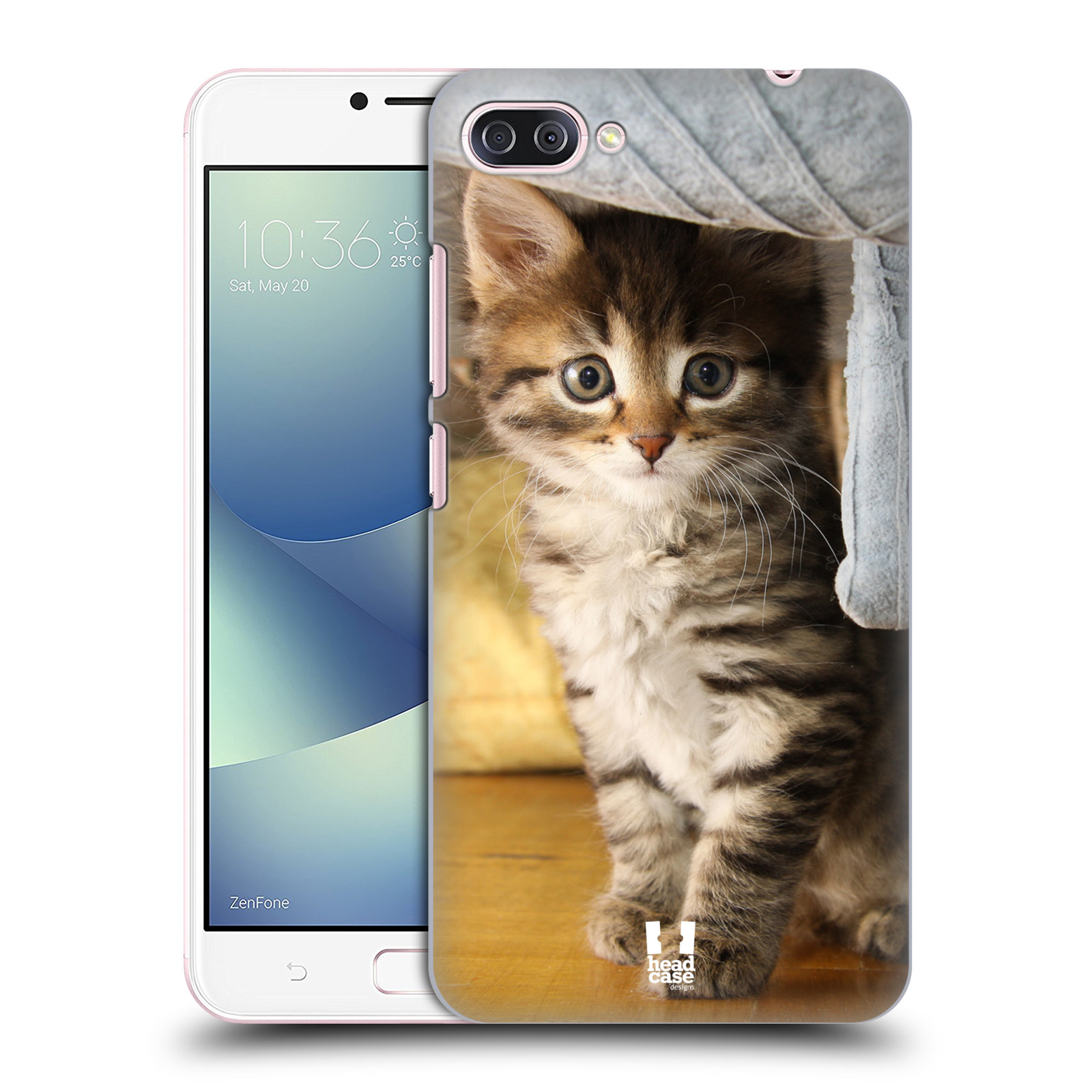 HEAD CASE plastový obal na mobil Asus Zenfone 4 MAX ZC554KL vzor Kočičky koťata foto mourek