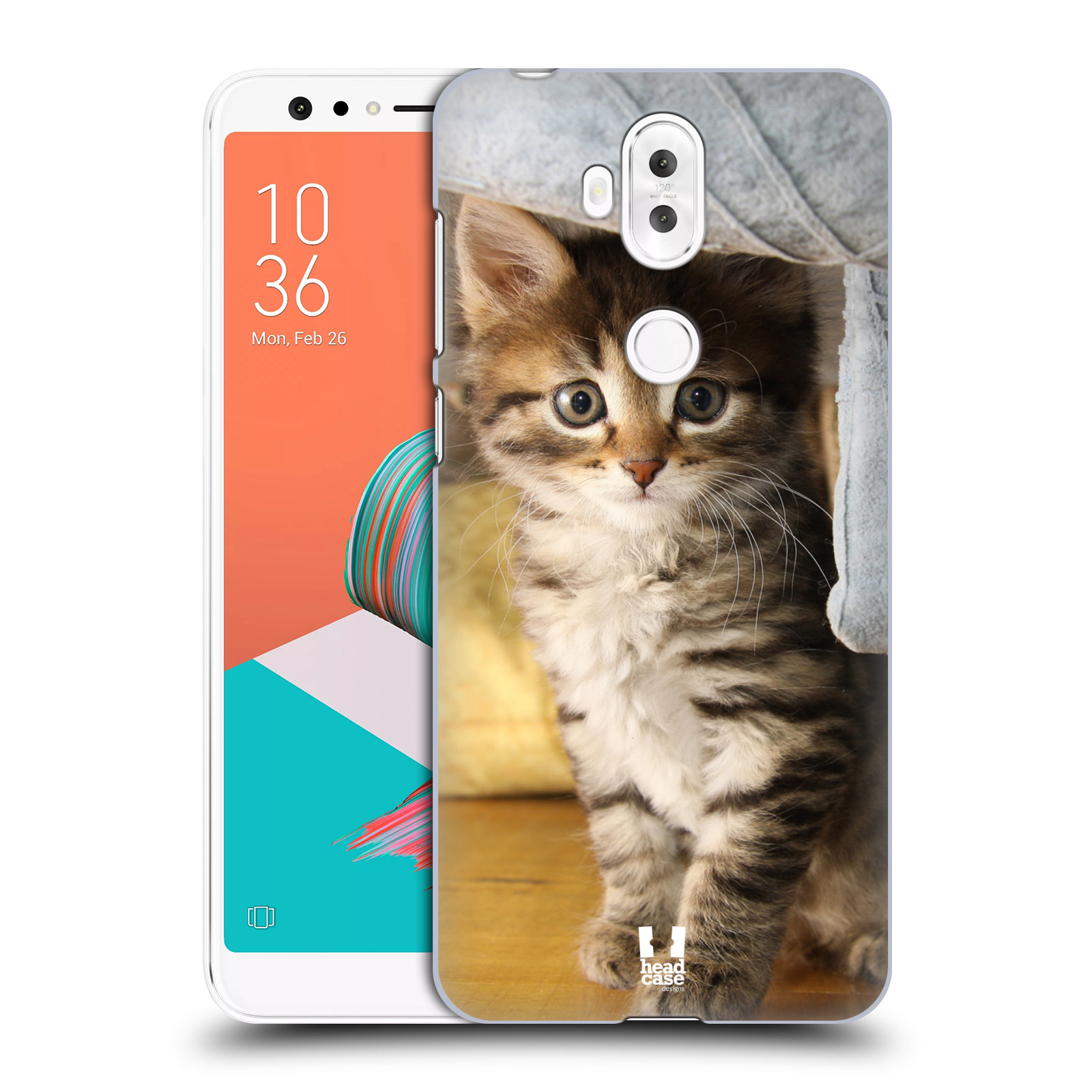 HEAD CASE plastový obal na mobil Asus Zenfone 5 LITE ZC600KL vzor Kočičky koťata foto mourek